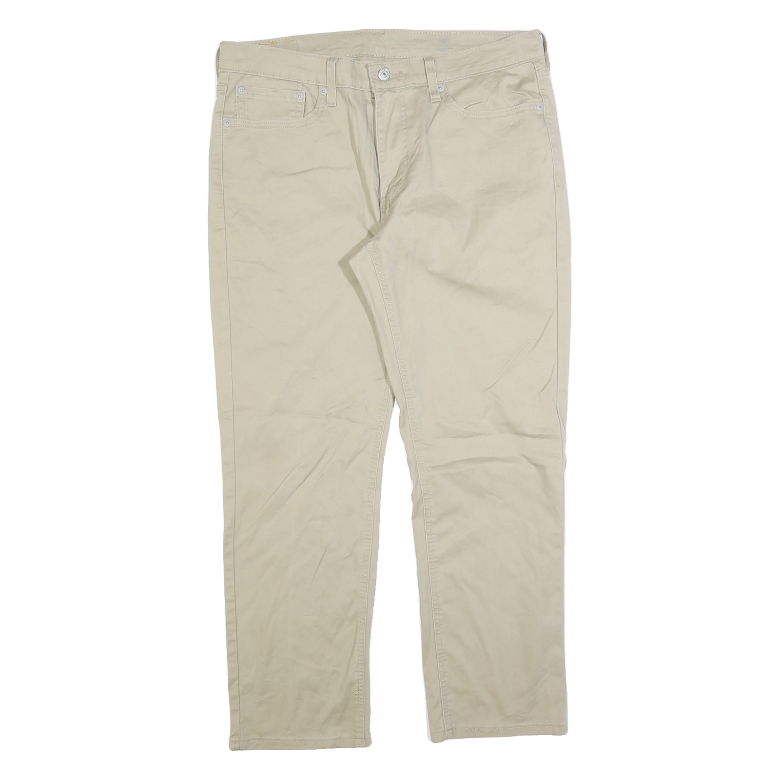 Buy LEVI'S Mens Cotton Beige Regular Straight Trousers W34 L34 Casual Zip Closure Refurbished - $38.99 LEVI'S Mens Cotton Beige Regular Straight Trousers W34 L34 Casual Zip Closure Refurbished - N/A refurbished available on Cerqular