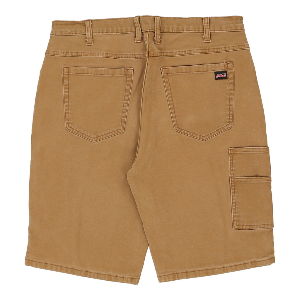 Dickies Shorts - 35W 11L Brown Cotton Refurbished - Thrifted (note: this is a term often used to describe second- refurbished available on Cerqular