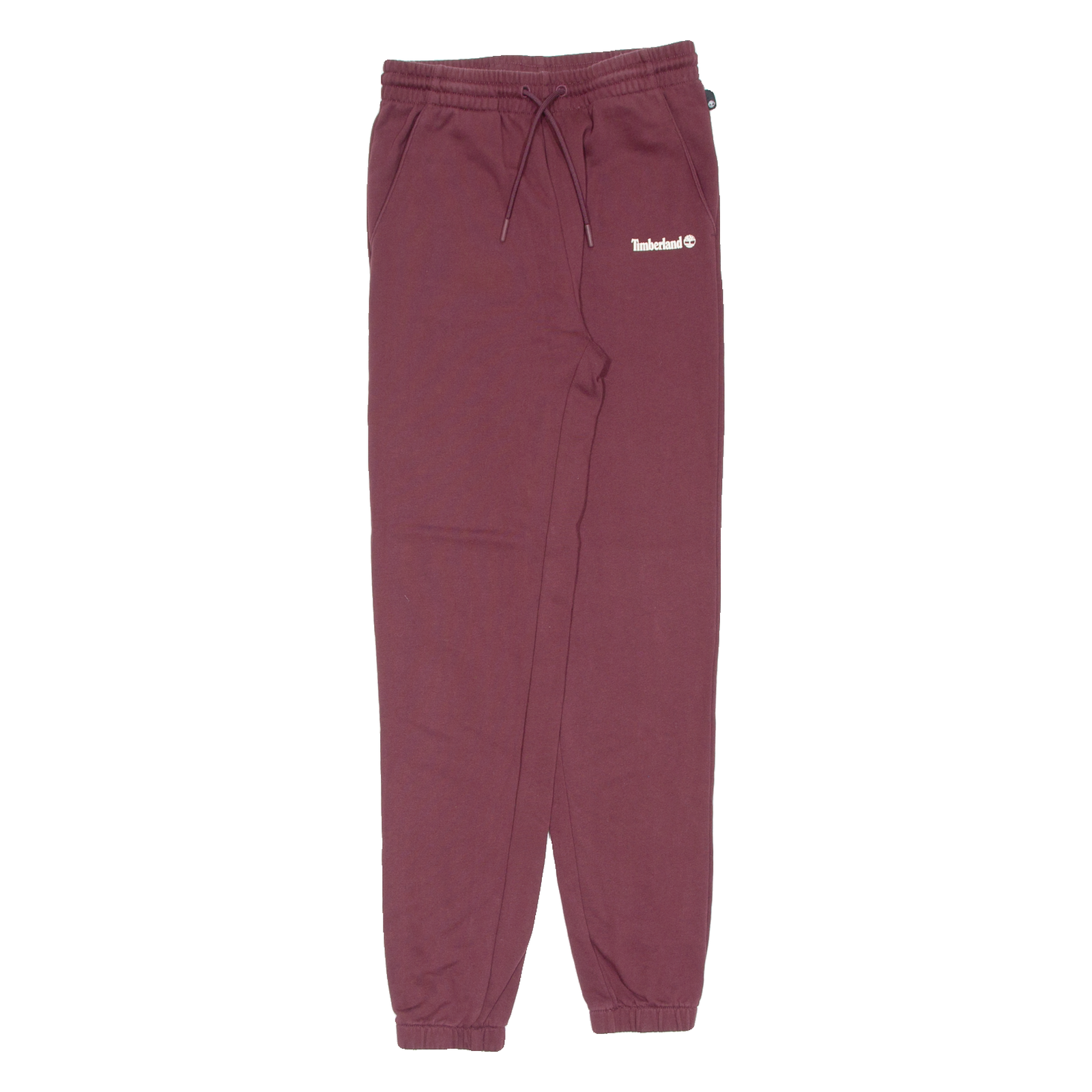 TIMBERLAND Womens Joggers Maroon Tapered XS W24 L28 Refurbished - N/A refurbished available on Cerqular