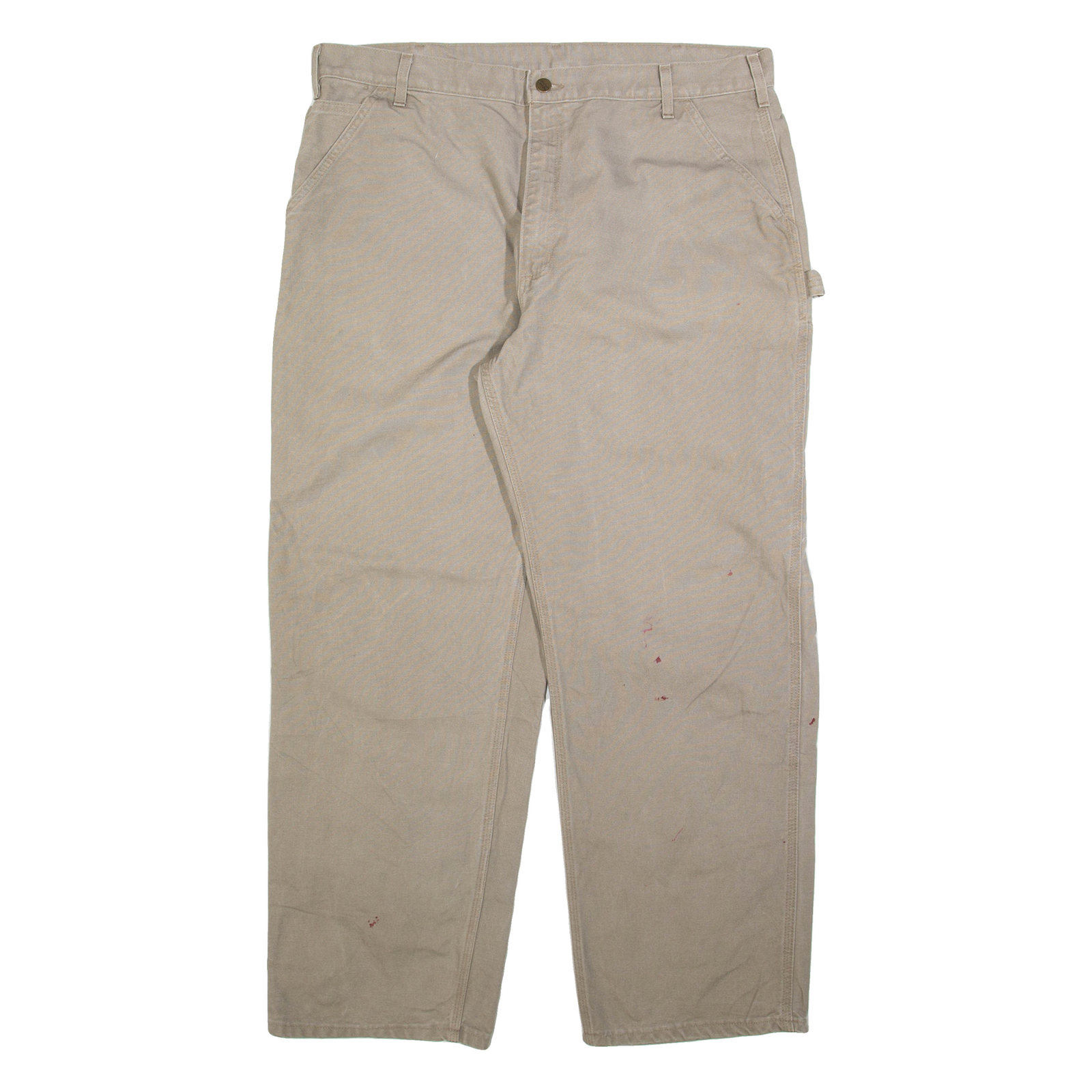 CARHARTT Carpenter Mens Trousers Grey Relaxed Straight W40 L32 Refurbished - N/A refurbished available on Cerqular