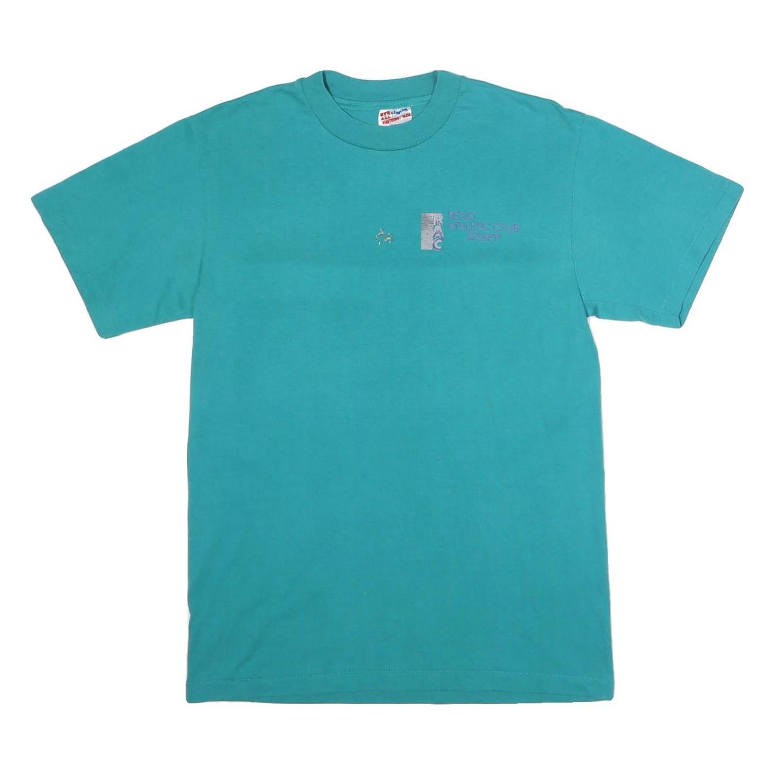 HANES Mens Blue Graphic T-Shirt M Short Sleeve Crew Neck Casual Cotton Blend Refurbished - N/A refurbished available on Cerqular