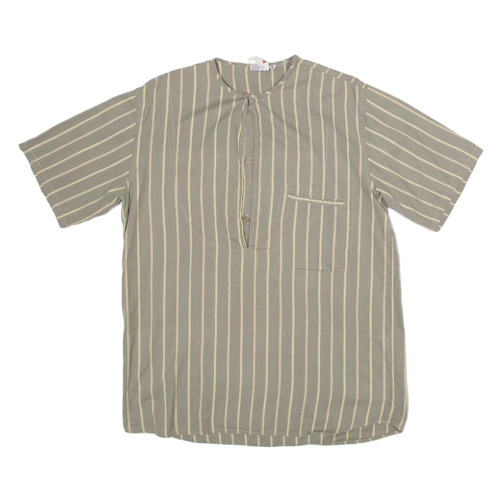 FREE LOOK Womens Shirt Top Green Striped S Refurbished - N/A refurbished available on Cerqular