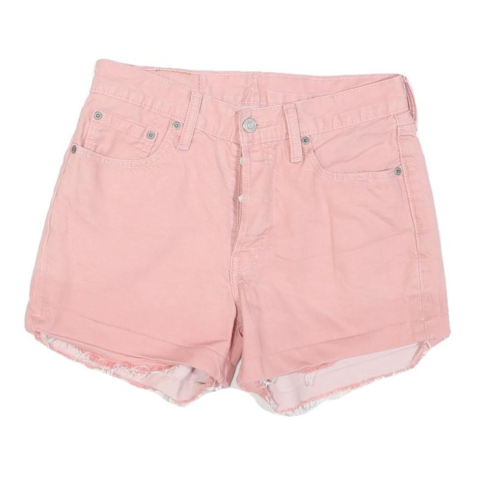 LEVI'S Womens Shorts Pink Casual Cut-Off M W28 Denim Cotton Blend Refurbished - N/A refurbished available on Cerqular