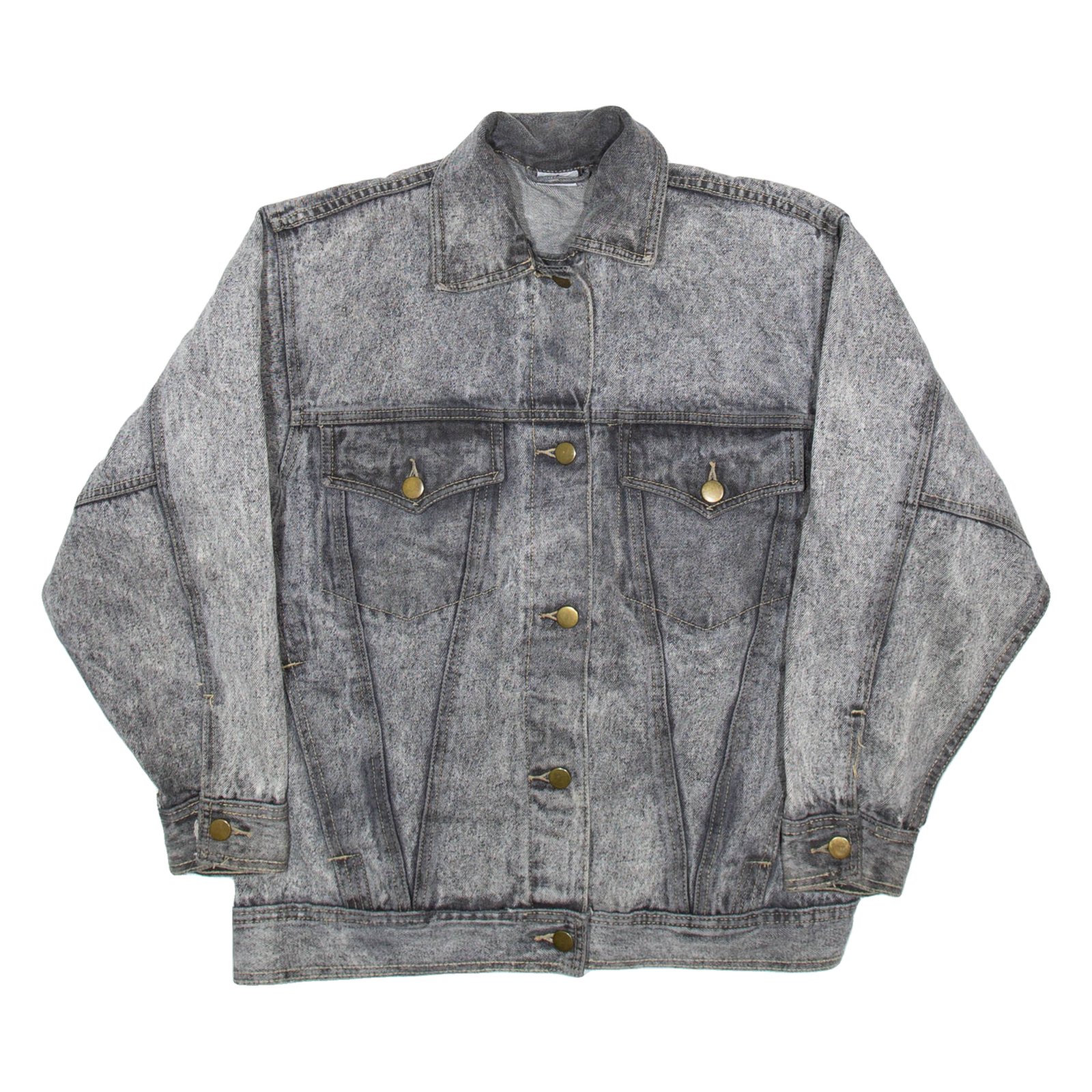 Womens Denim Jacket Grey S Refurbished - N/A refurbished available on Cerqular