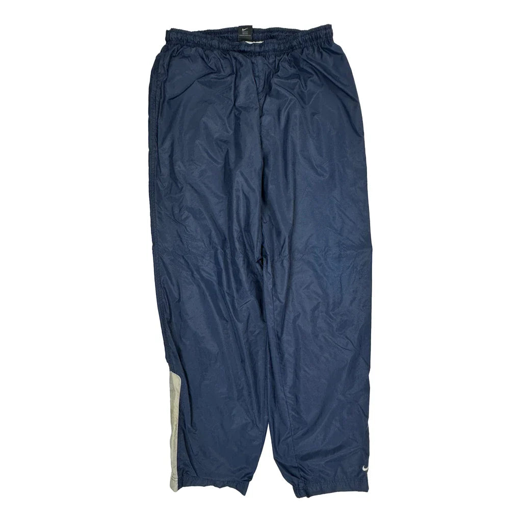 Nike Tracksuit - Large Blue Polyester Refurbished - Thrifted (note: this is a term often used to describe second- refurbished available on Cerqular