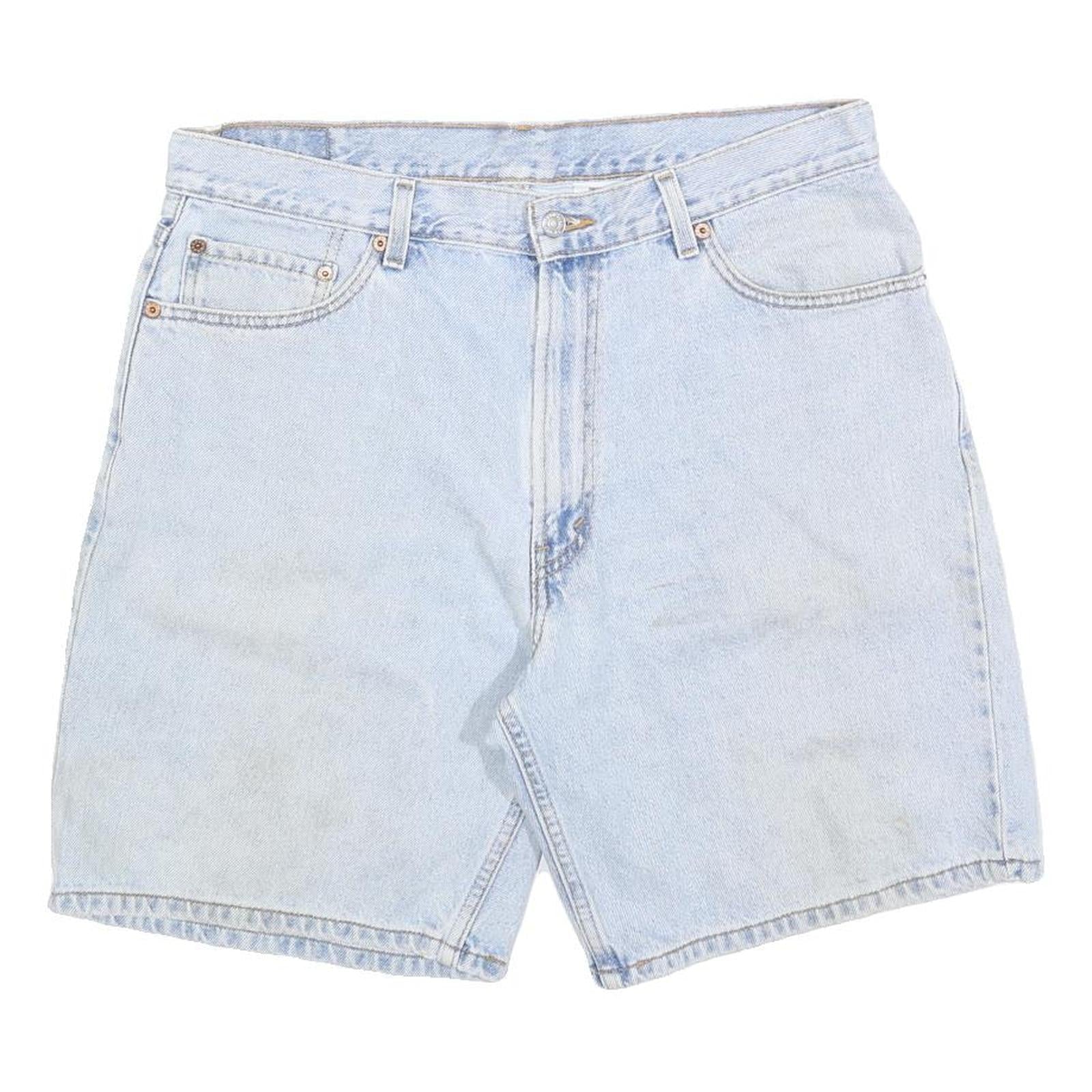 LEVI'S Mens Denim Blue Casual Shorts L W36 Classic Cotton Blend Refurbished - N/A refurbished available on Cerqular