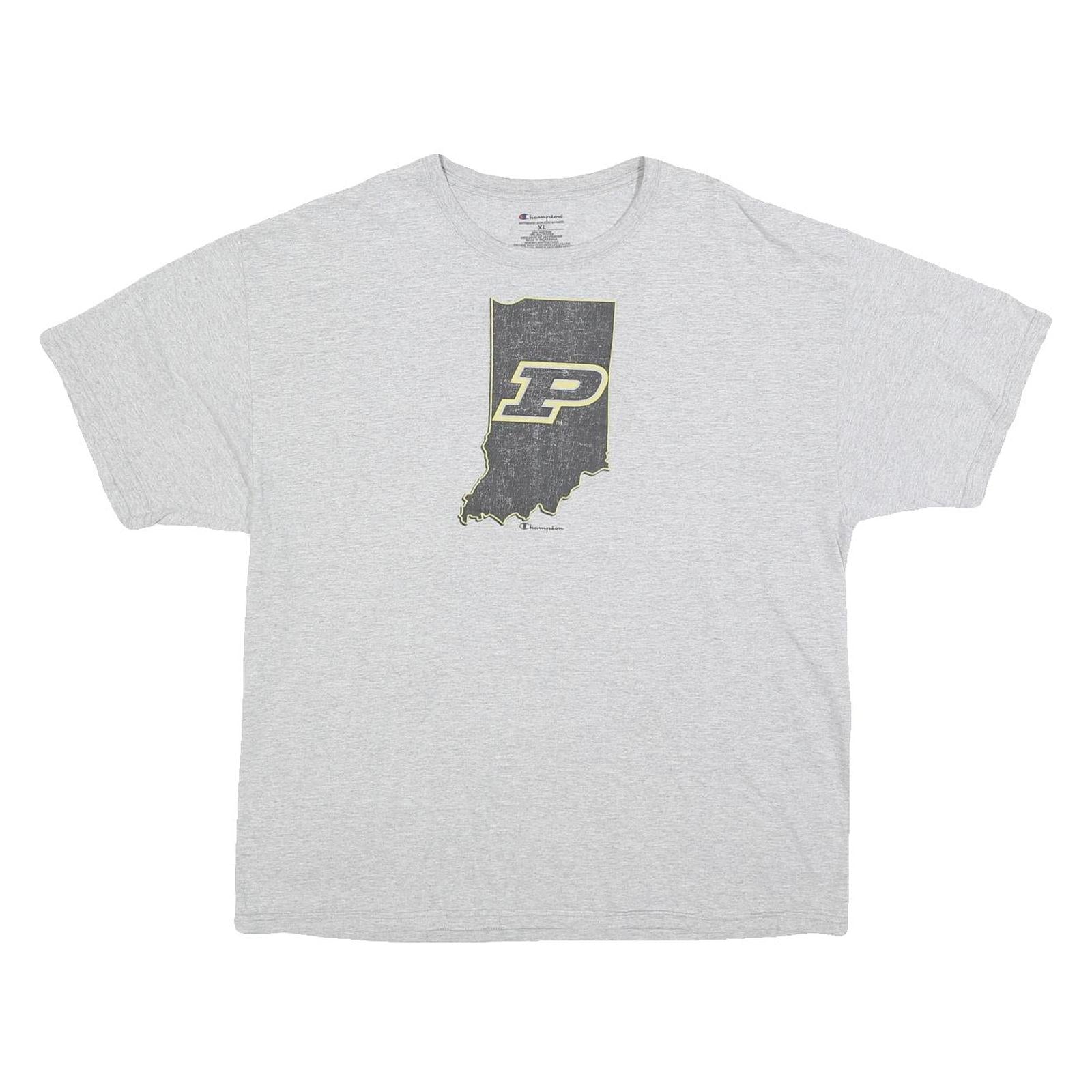 Buy CHAMPION Mens Grey Cotton Blend Graphic T-Shirt XL Short Sleeve Crew Neck Refurbished - $18.19 CHAMPION Mens Grey Cotton Blend Graphic T-Shirt XL Short Sleeve Crew Neck Refurbished - N/A refurbished available on Cerqular