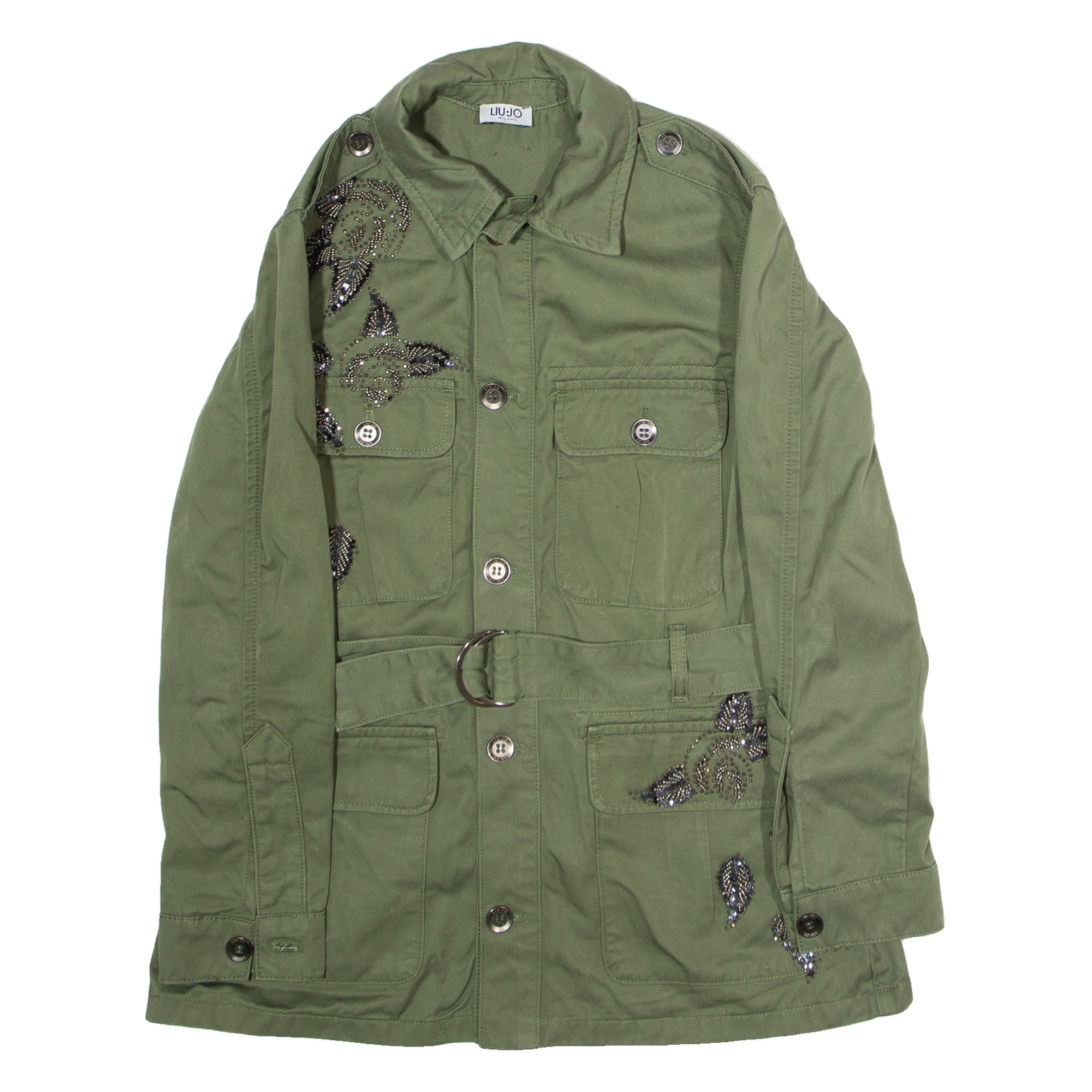 Buy LIU JO Embellished Womens Trench Jacket Green UK 6 Refurbished - $42.89 LIU JO Embellished Womens Trench Jacket Green UK 6 Refurbished - N/A refurbished available on Cerqular