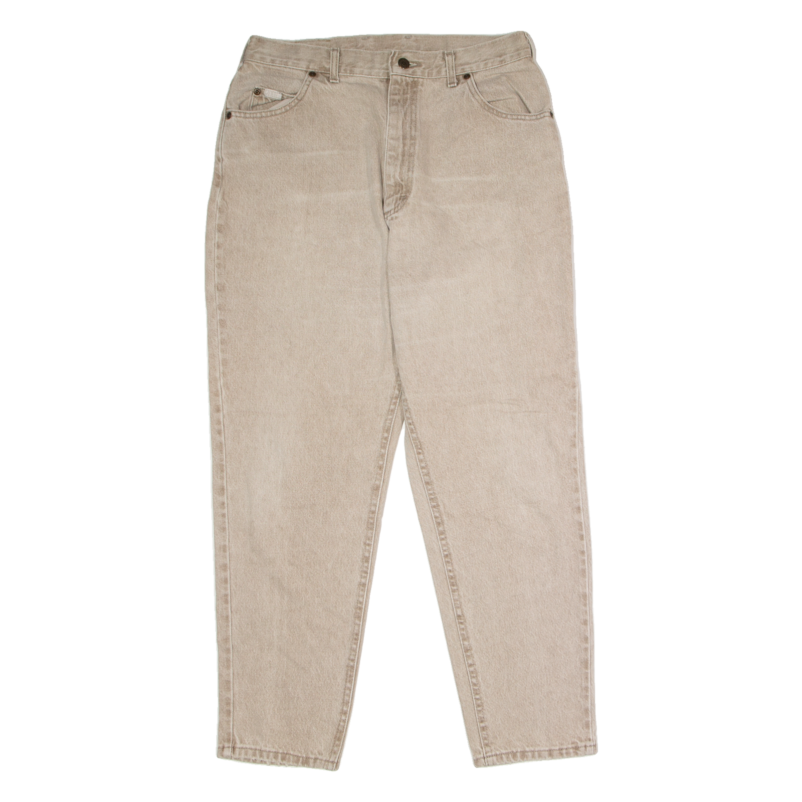 LEE Womens Jeans Beige Regular Mom W32 L28 Refurbished - N/A refurbished available on Cerqular