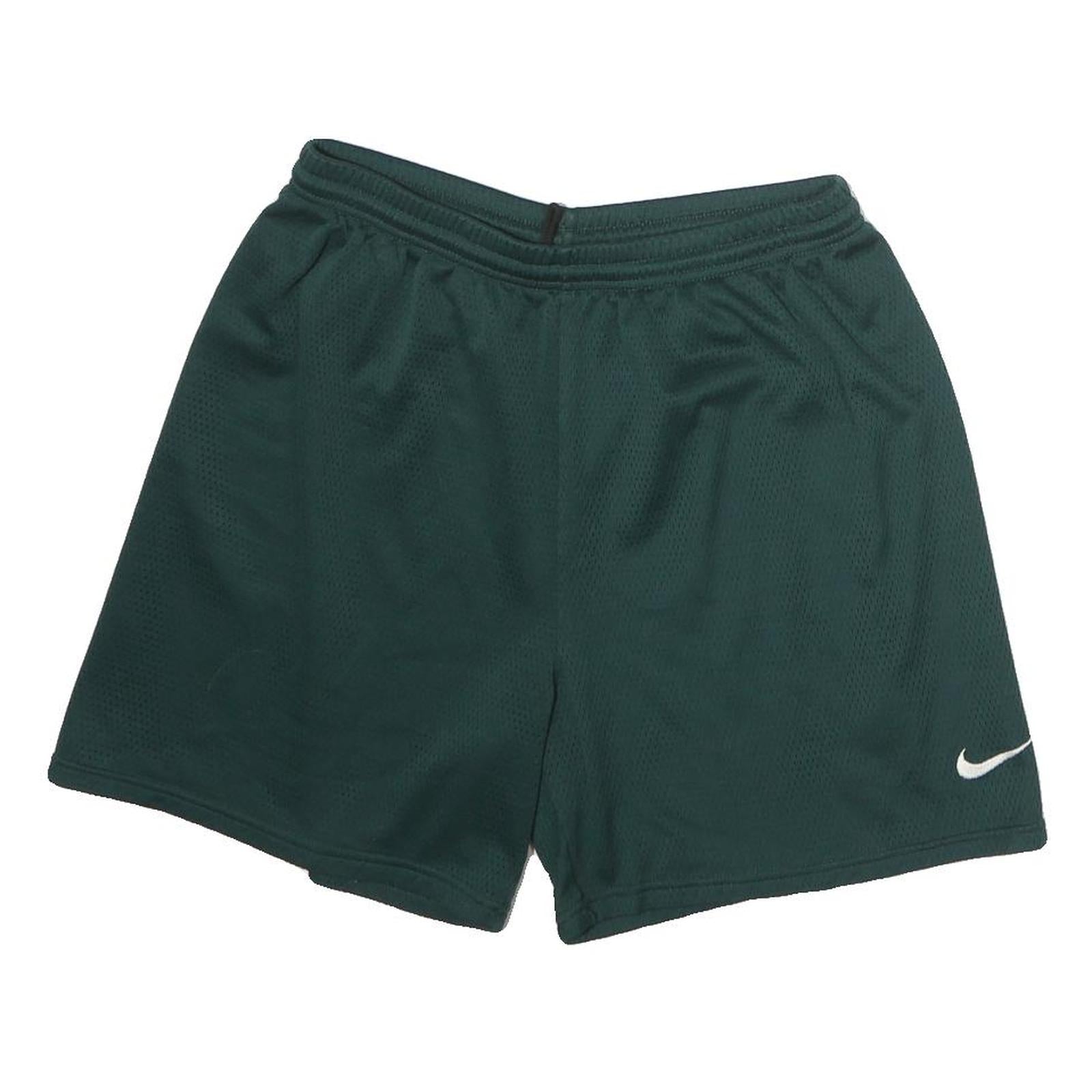 NIKE Mens Green Sports Shorts L W30 Polyester Athletic Casual Gym Refurbished - N/A refurbished available on Cerqular