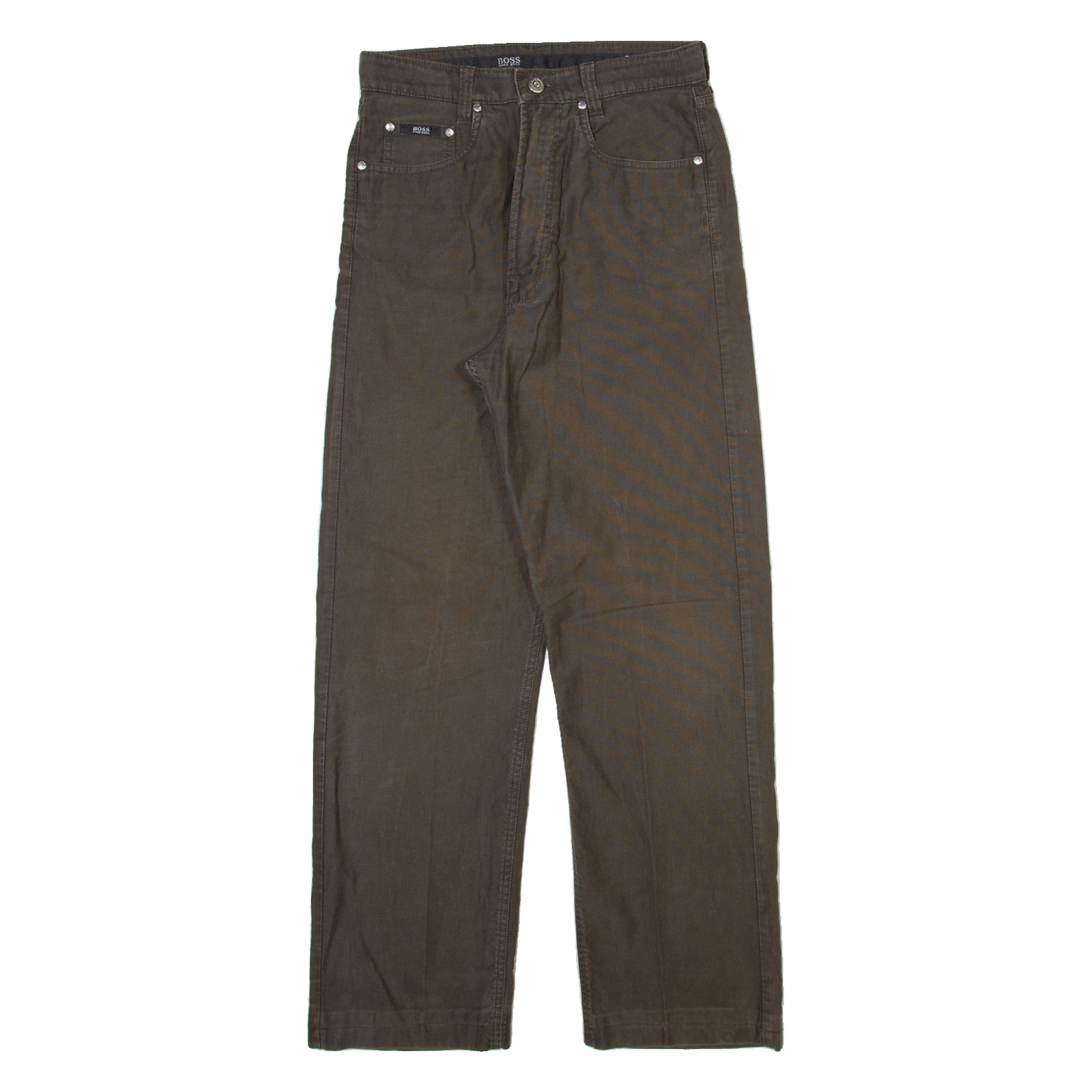 BOSS Mens Trousers Grey Regular Straight W28 L29 Refurbished - N/A refurbished available on Cerqular