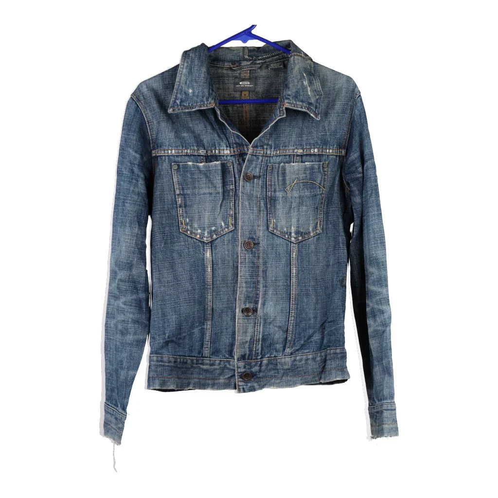 G-Star Denim Jacket - Medium Blue Cotton Refurbished - Thrifted (note: this is a term often used to describe second- refurbished available on Cerqular