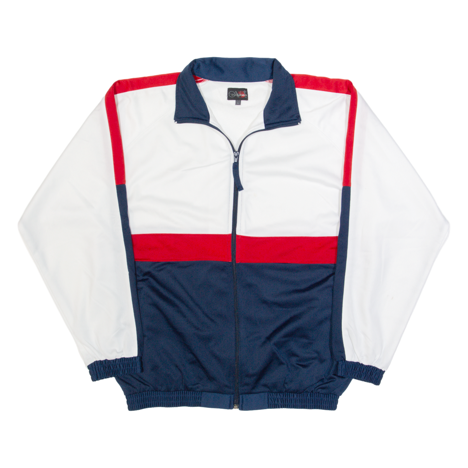 Buy EVOLUTION Mens Track Jacket Blue 90s Colourblock L Refurbished - $36.39 EVOLUTION Mens Track Jacket Blue 90s Colourblock L Refurbished - N/A refurbished available on Cerqular