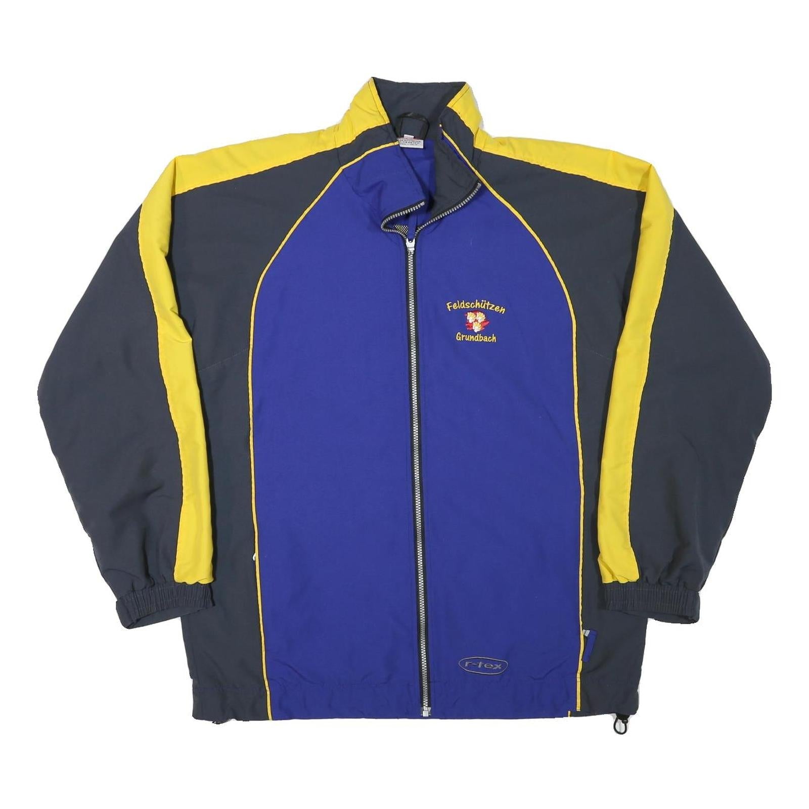 Buy R-TEX Mens Blue & Yellow Zip Jacket XL Polyester Blend Sports Embroidered Refurbished - $37.69 R-TEX Mens Blue & Yellow Zip Jacket XL Polyester Blend Sports Embroidered Refurbished - N/A refurbished available on Cerqular