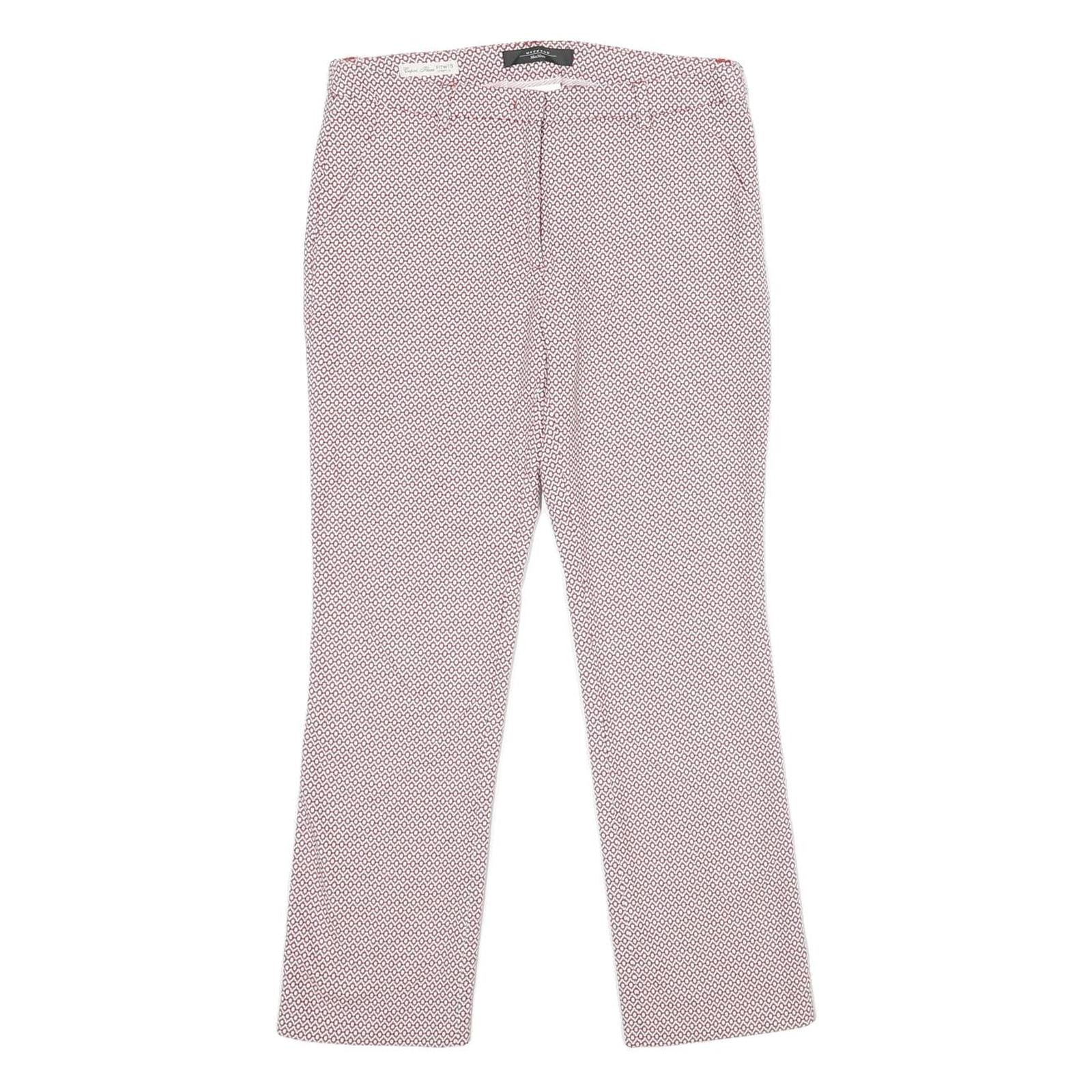 Buy WEEKEND MAX MARA Womens Cotton Blend Red & White Regular Straight Trousers W28 Refurbished - $42.89 WEEKEND MAX MARA Womens Cotton Blend Red & White Regular Straight Trousers W28 Refurbished - N/A refurbished available on Cerqular