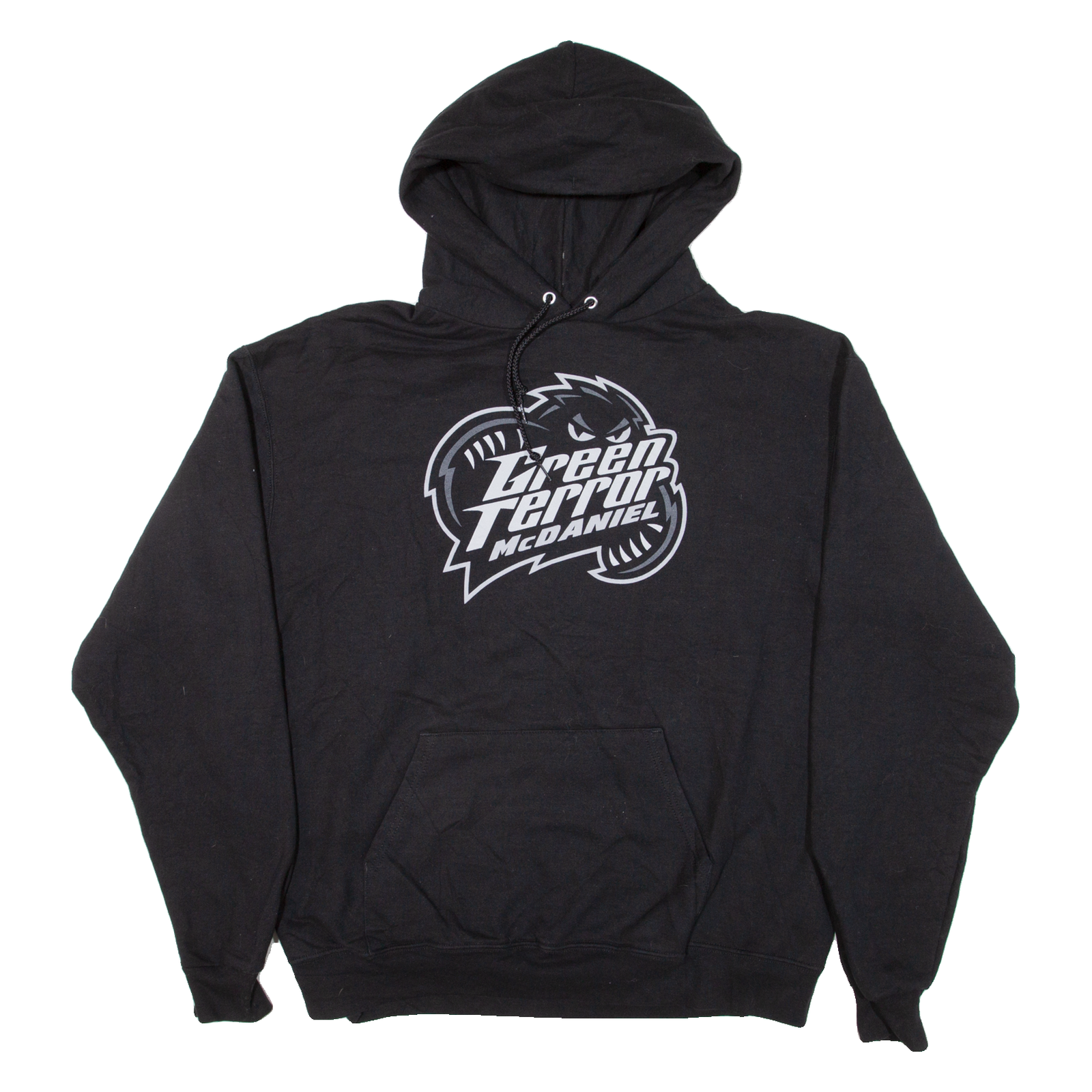 CHAMPION Green Terror McDaniel Mens Black Hoodie USA XL Refurbished - N/A refurbished available on Cerqular