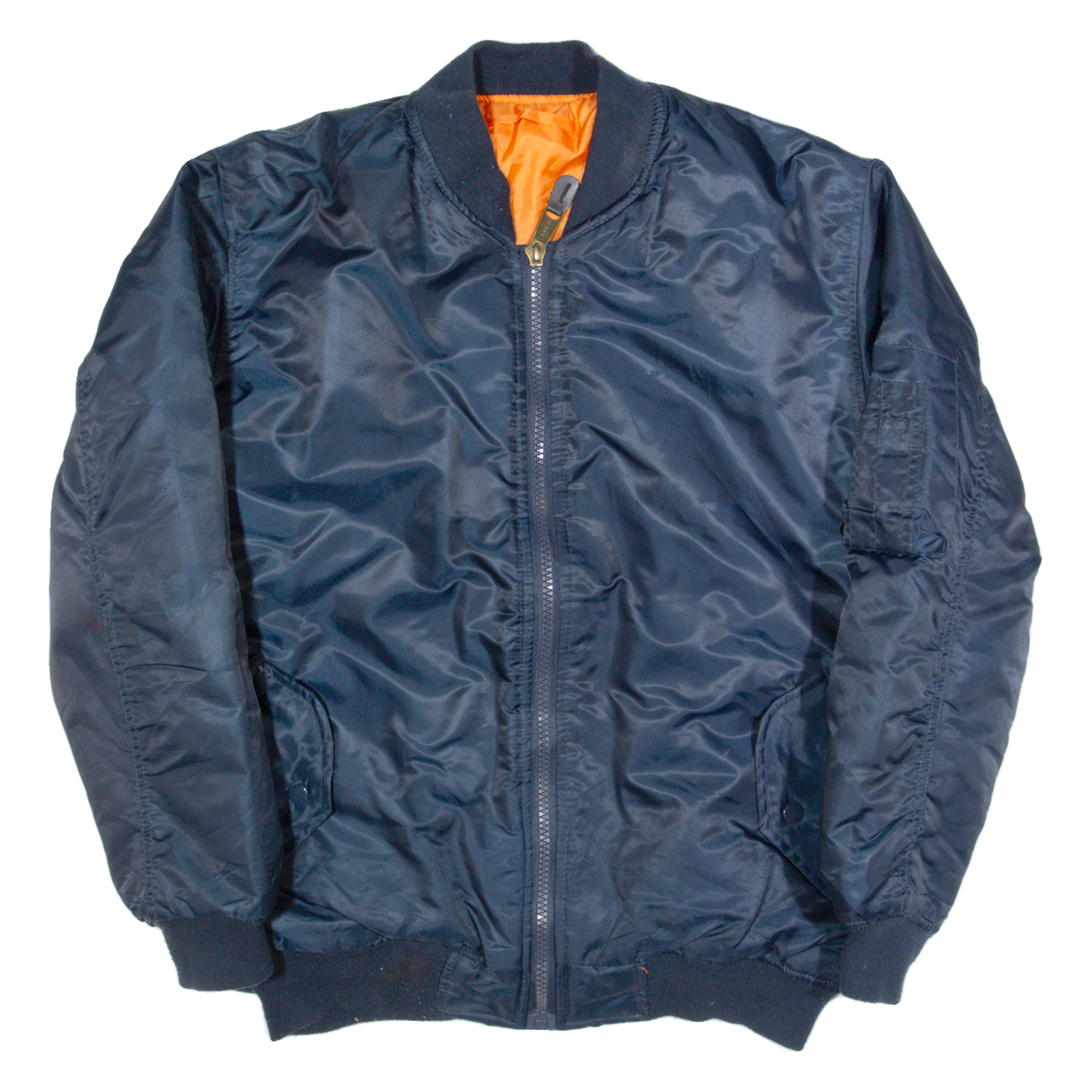 MAXIMO'S Mens Flight Jacket Blue M Refurbished - N/A refurbished available on Cerqular