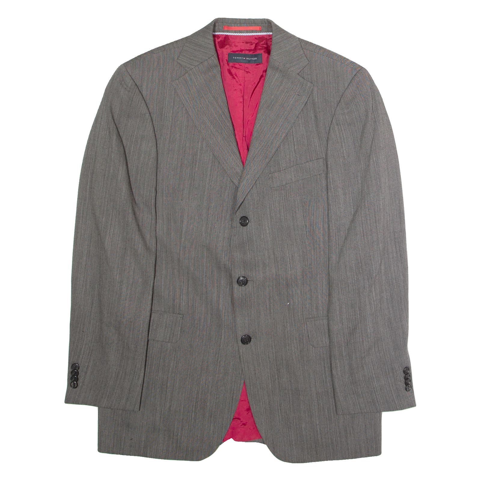 TOMMY HILFIGER Mens Blazer Jacket Grey Wool M Refurbished - N/A refurbished available on Cerqular