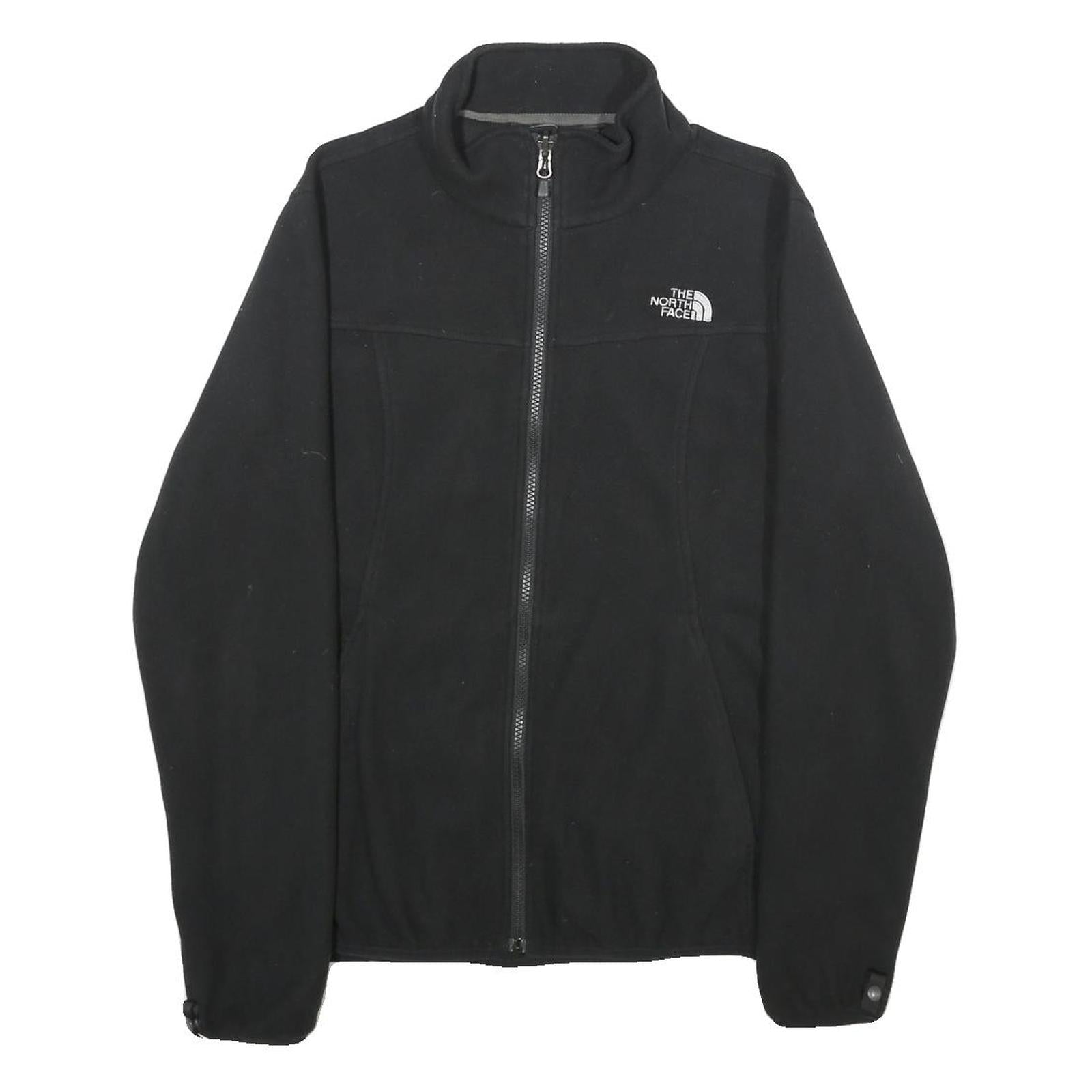 THE NORTH FACE Womens Black Fleece Jacket M Polyester Zip Activewear Casual Refurbished - N/A refurbished available on Cerqular