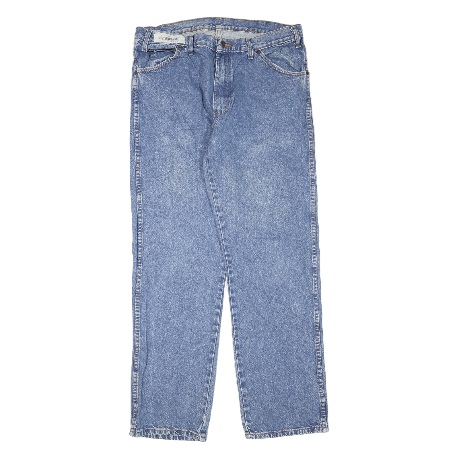 DICKIES Mens Regular Fit Blue Denim Jeans W36 L32 Classic Zip Closure Workwear Refurbished - N/A refurbished available on Cerqular