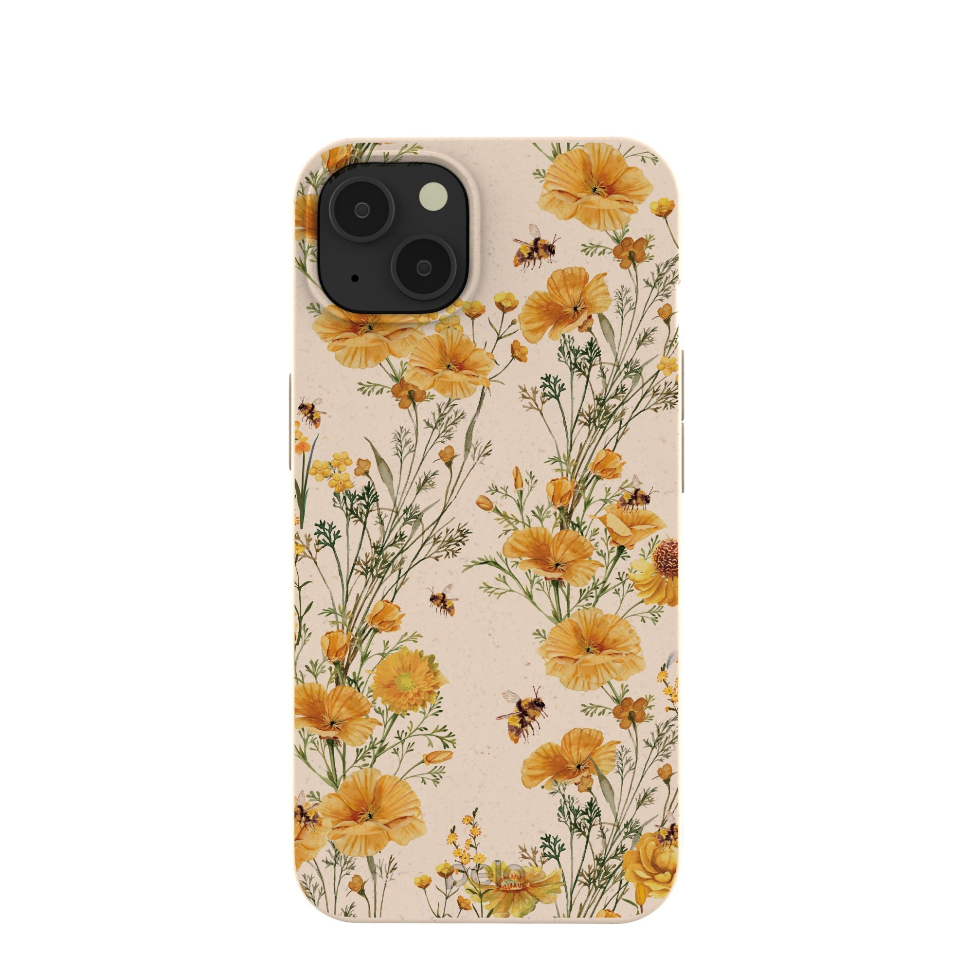 Seashell Vintage Bee iPhone 13 Case Refurbished - Pela Case refurbished available on Cerqular