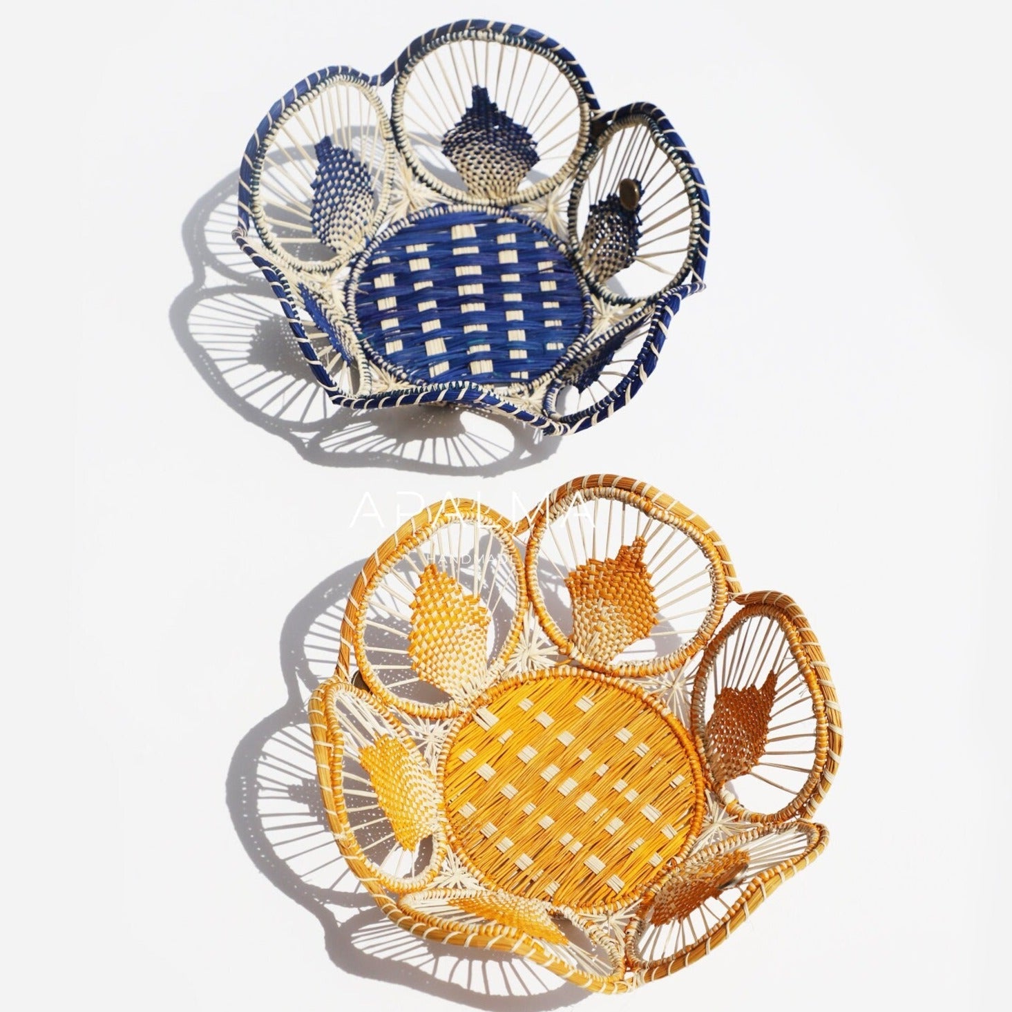 Iraca Palm Basket - Home Decor | Color: Pink Refurbished - Apalma Handmade refurbished available on Cerqular