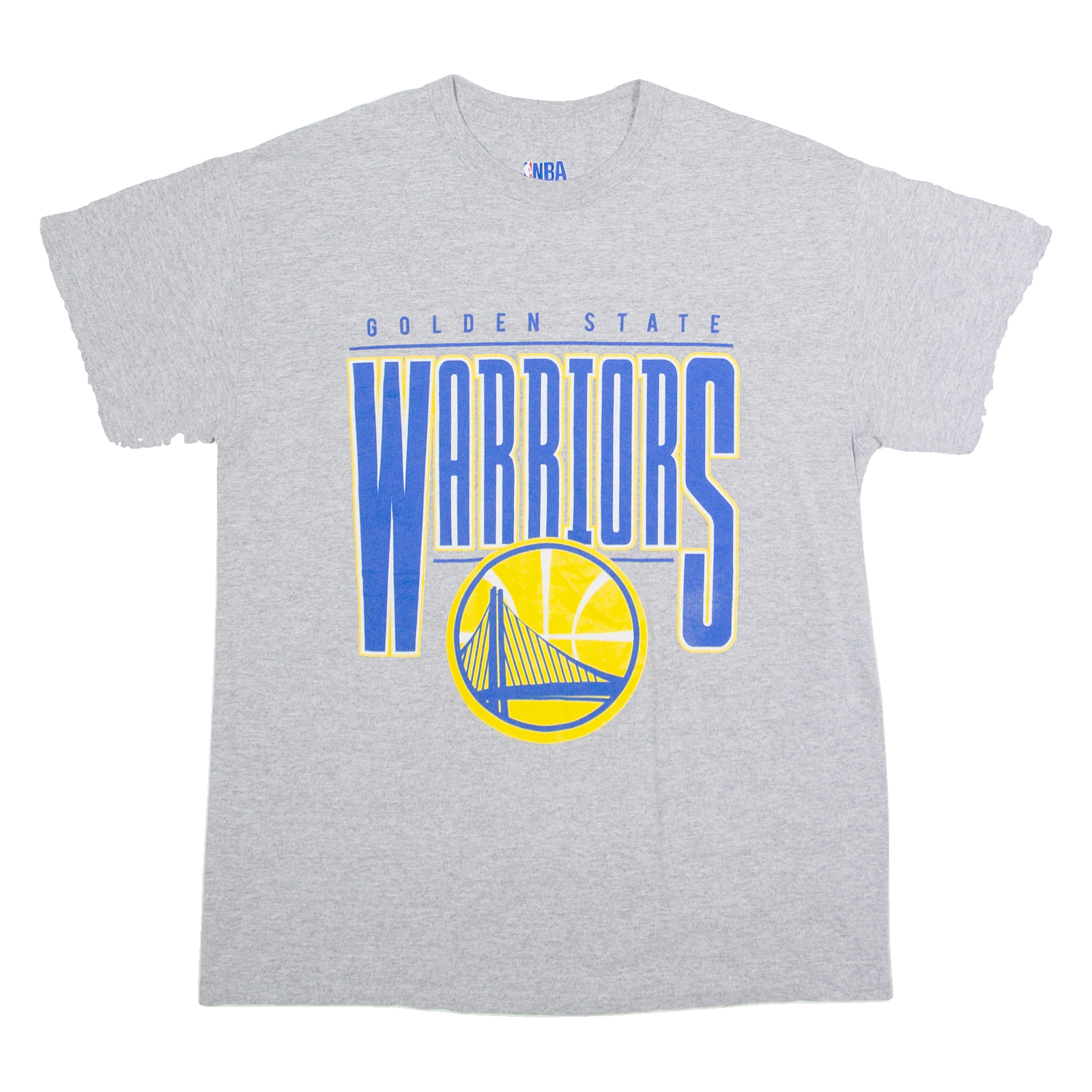 NBA Golden State Warriors Mens T-Shirt Grey USA Crew Neck M Refurbished - N/A refurbished available on Cerqular