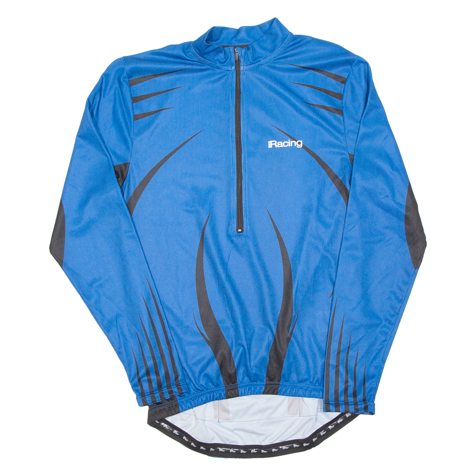 Cycling Mens Jersey Blue Long Sleeve 1/2 Zip M Refurbished - N/A refurbished available on Cerqular