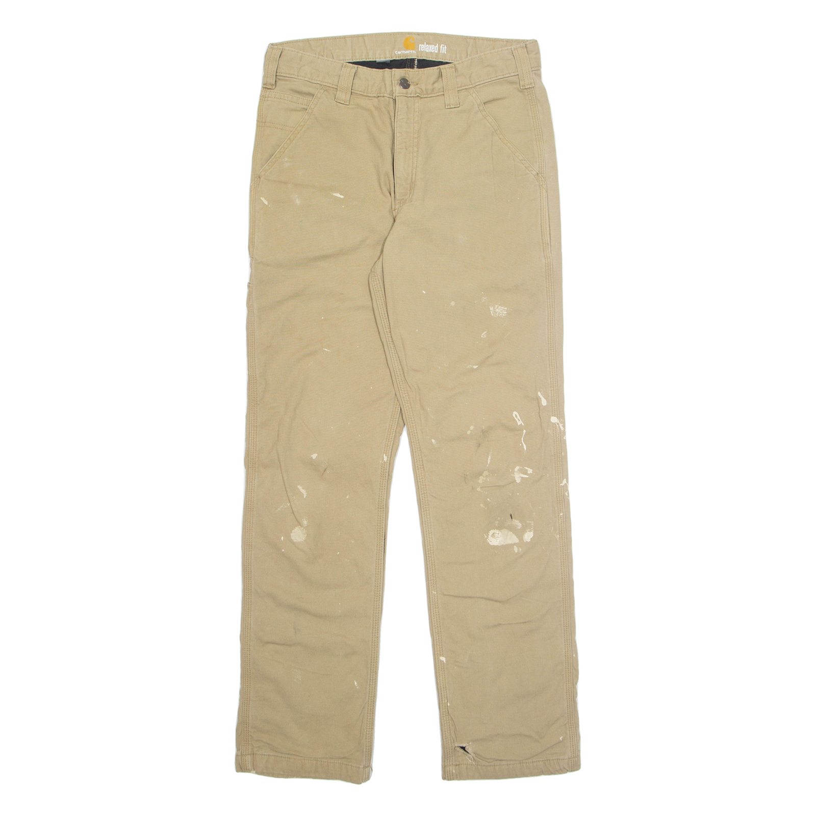 CARHARTT Cargo Mens Trousers Beige Relaxed Straight W30 L32 Refurbished - N/A refurbished available on Cerqular