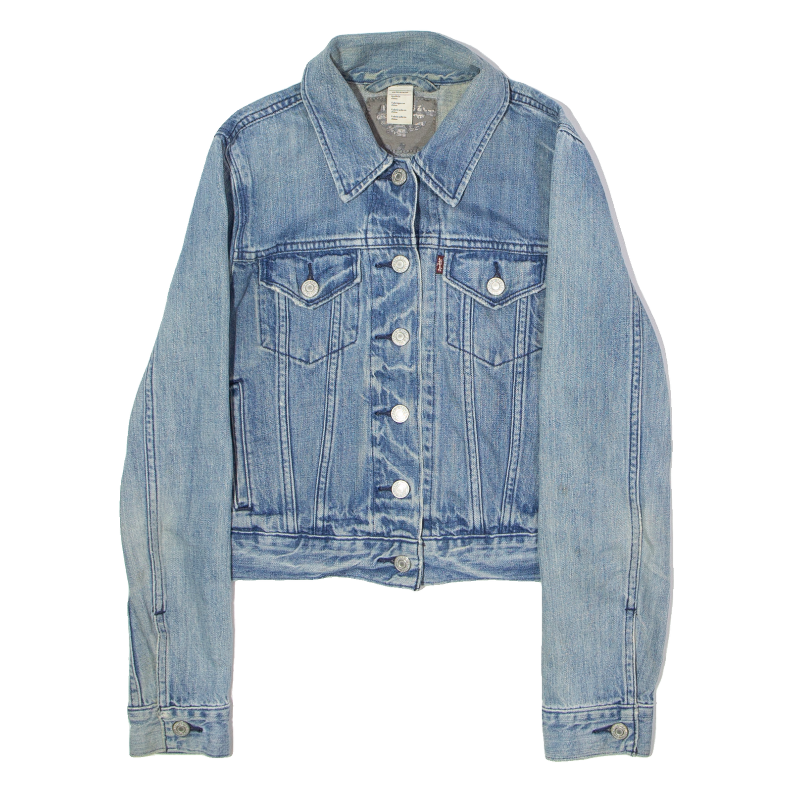 LEVI'S Mens Denim Jacket Blue XS Refurbished - N/A refurbished available on Cerqular