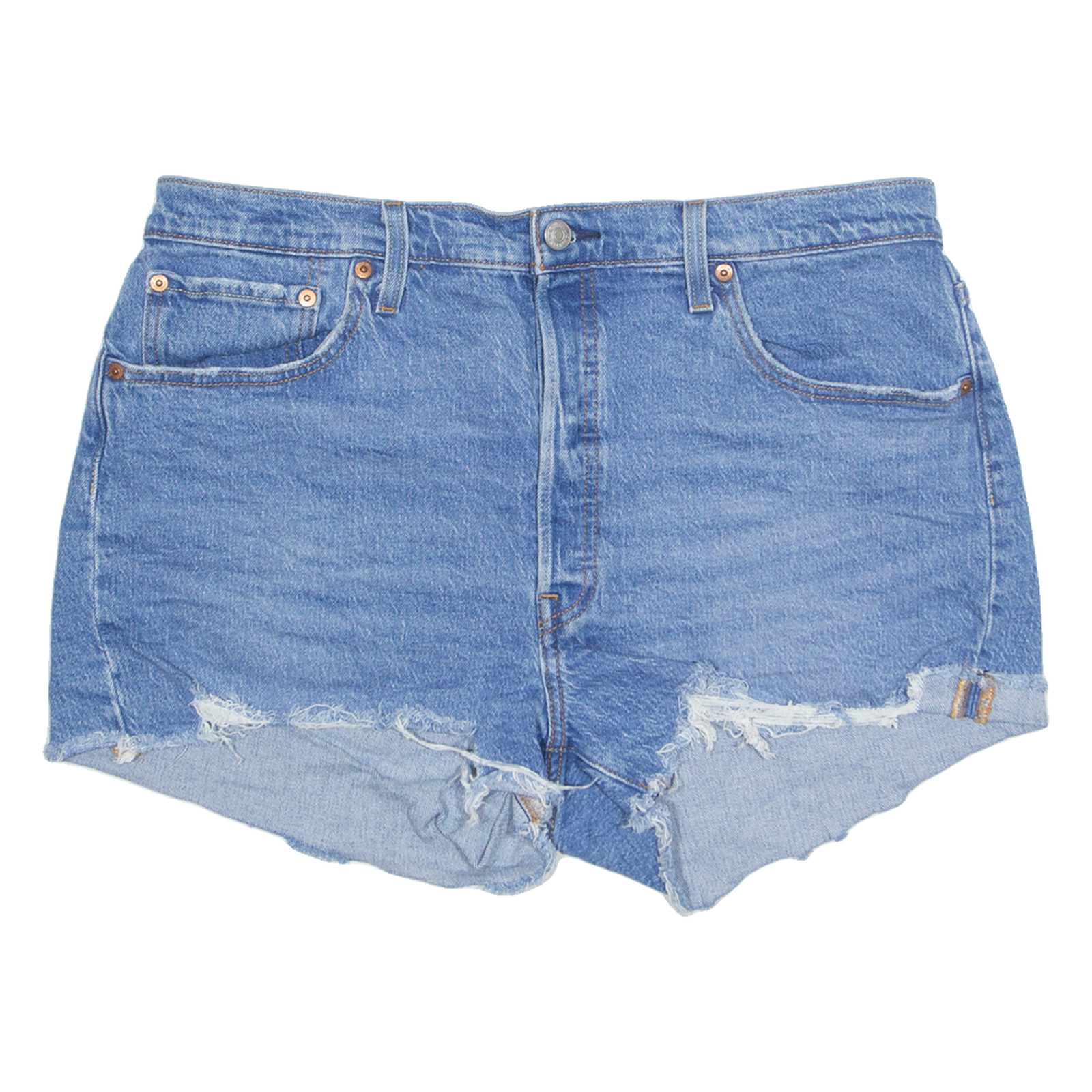 Buy LEVI'S Cut Off 501 Womens Denim Shorts Blue M W34 Refurbished - $23.39 LEVI'S Cut Off 501 Womens Denim Shorts Blue M W34 Refurbished - N/A refurbished available on Cerqular