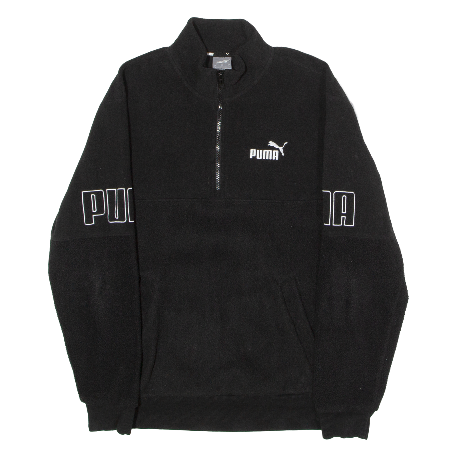 PUMA Mens Pullover Jacket Black S Refurbished - N/A refurbished available on Cerqular