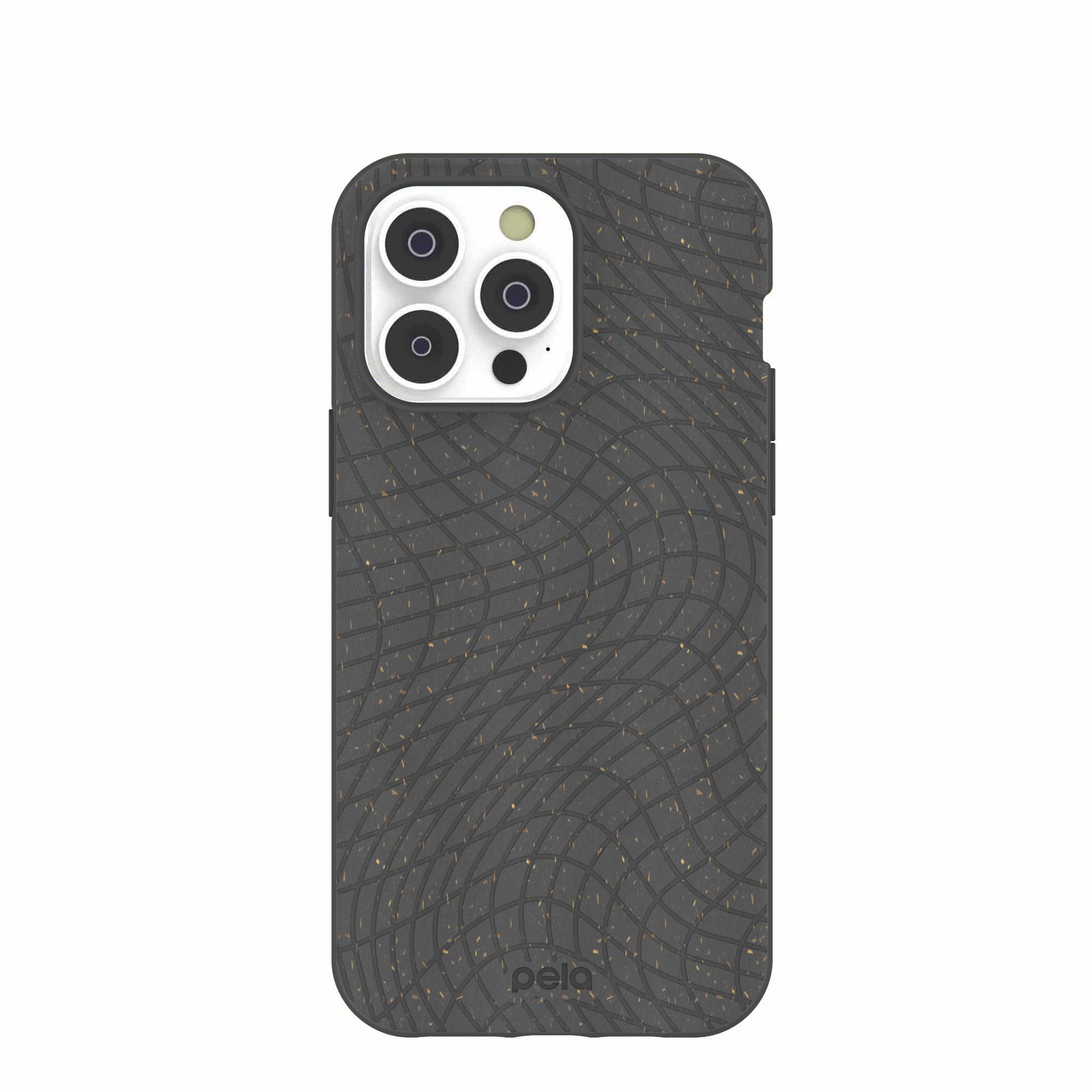 Black Mesh Flex iPhone 14 Pro Max Case Refurbished - Pela Case refurbished available on Cerqular