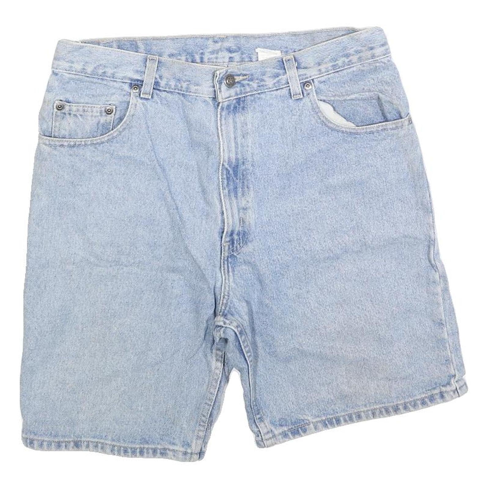 FADED GLORY Mens Shorts Blue Denim Casual M W34 Summer Cotton Blend Refurbished - N/A refurbished available on Cerqular
