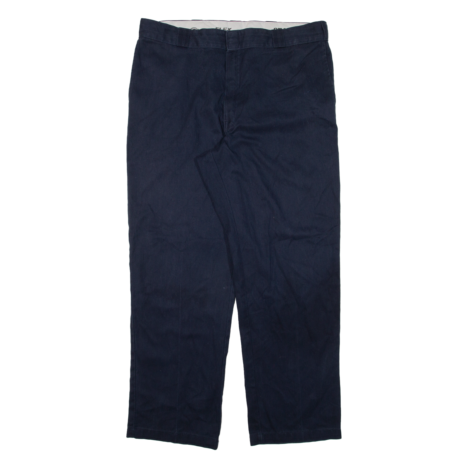 DICKIES Mens Trousers Blue Regular Straight W40 L32 Refurbished - N/A refurbished available on Cerqular
