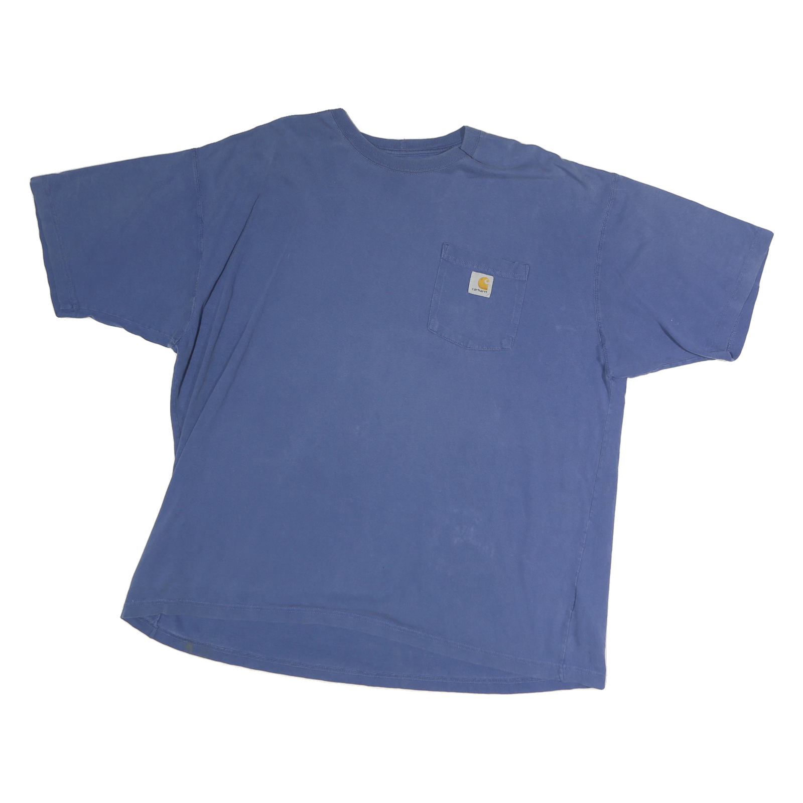 CARHARTT Mens Blue XL Pocket Crew Neck Short Sleeve T-Shirt Cotton Casual Refurbished - N/A refurbished available on Cerqular