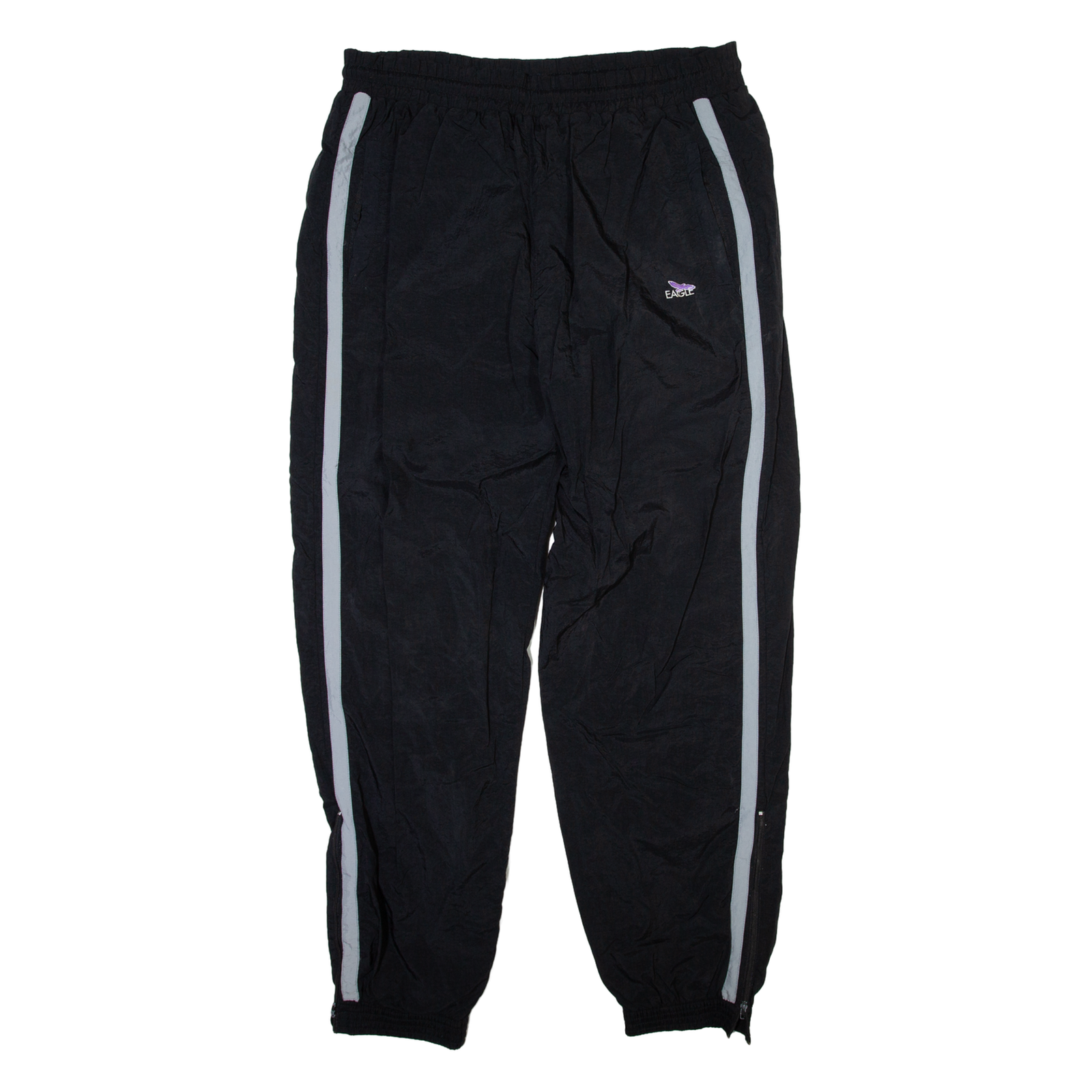 Buy EAGLE Mens Track Pants Black 90s Tapered XL W36 L31 Refurbished - $16.89 EAGLE Mens Track Pants Black 90s Tapered XL W36 L31 Refurbished - N/A refurbished available on Cerqular