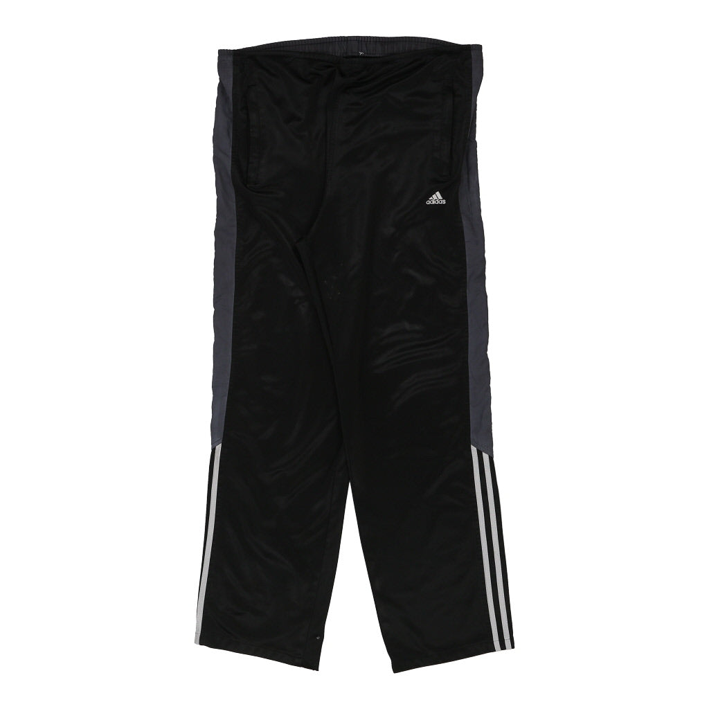 Adidas Tracksuit - XL Black Polyester Refurbished - Thrifted (note: this is a term often used to describe second- refurbished available on Cerqular