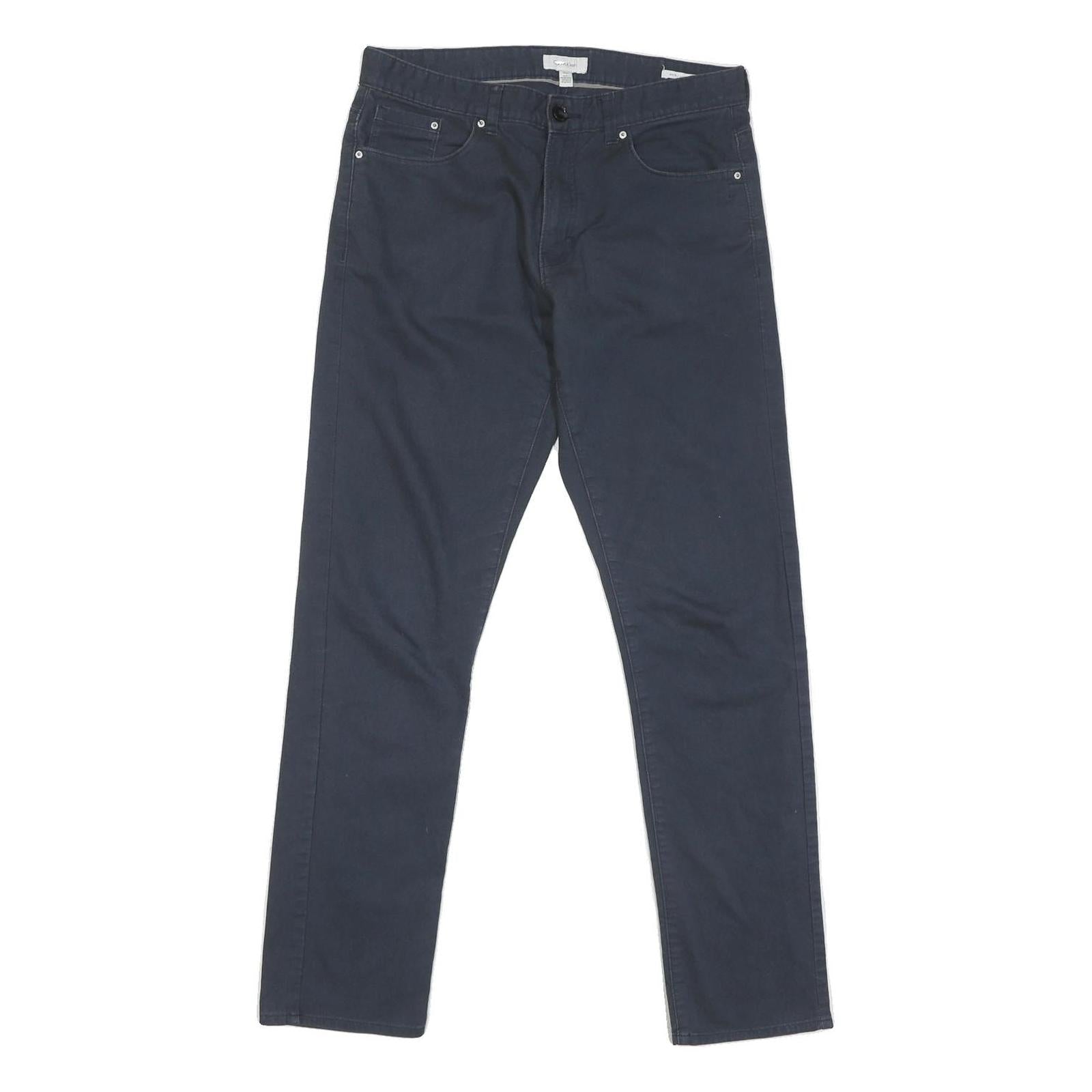 Buy CALVIN KLEIN Mens Cotton Blend Navy Regular Straight Trousers W30 L30 Refurbished - $41.59 CALVIN KLEIN Mens Cotton Blend Navy Regular Straight Trousers W30 L30 Refurbished - N/A refurbished available on Cerqular