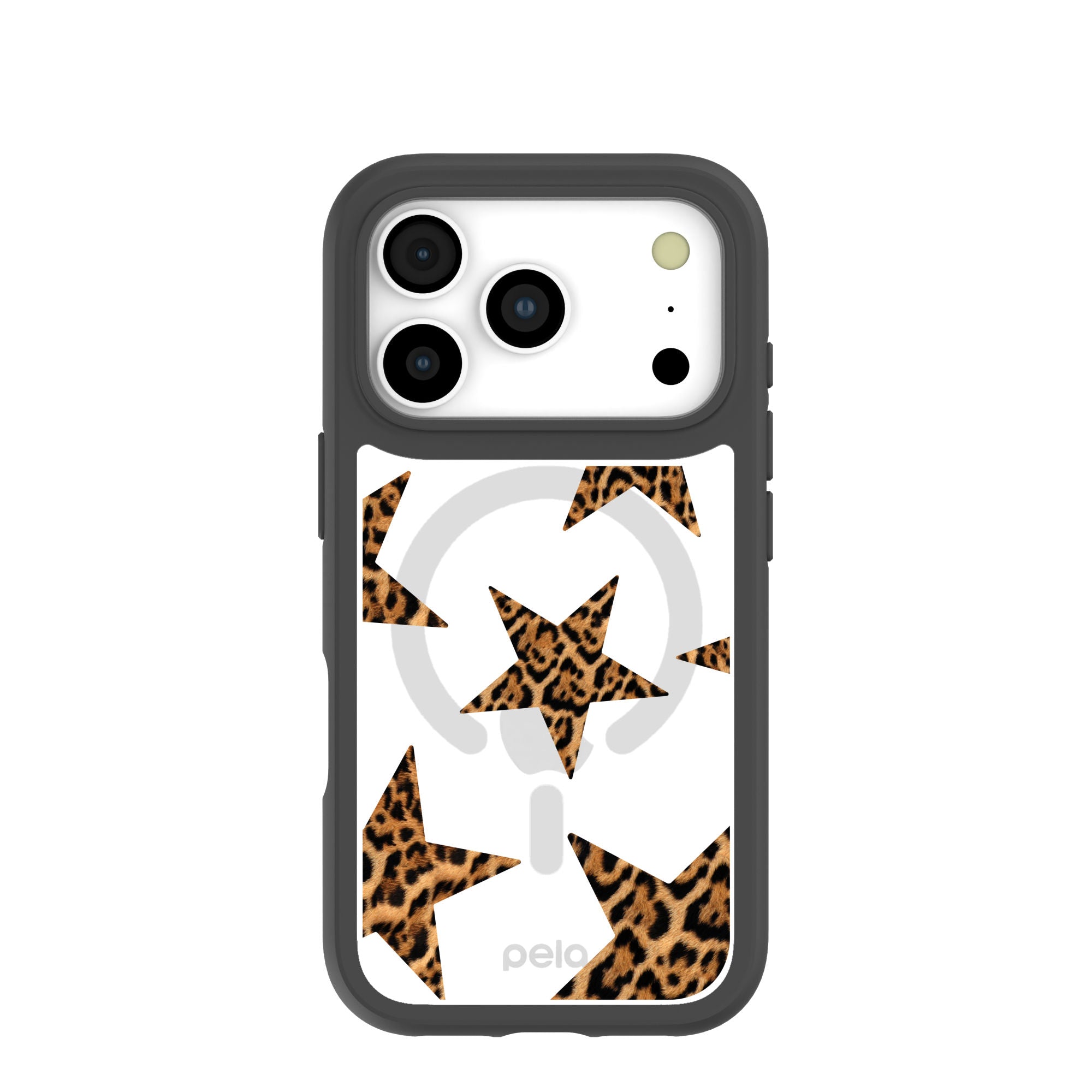 Clear Jaguar Stars iPhone 17 Pro Case With Noir Ridge (MagSafe included) Refurbished - Pela Case refurbished available on Cerqular