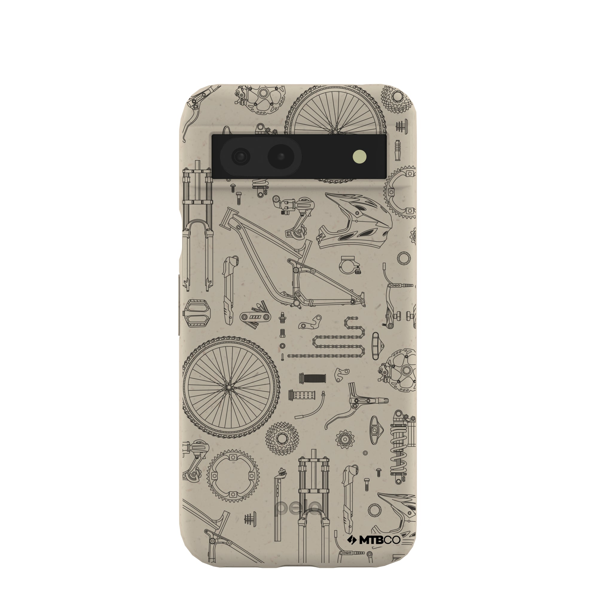 London Fog Changing Gears MTBCO Google Pixel 8a Case Refurbished - Pela Case refurbished available on Cerqular