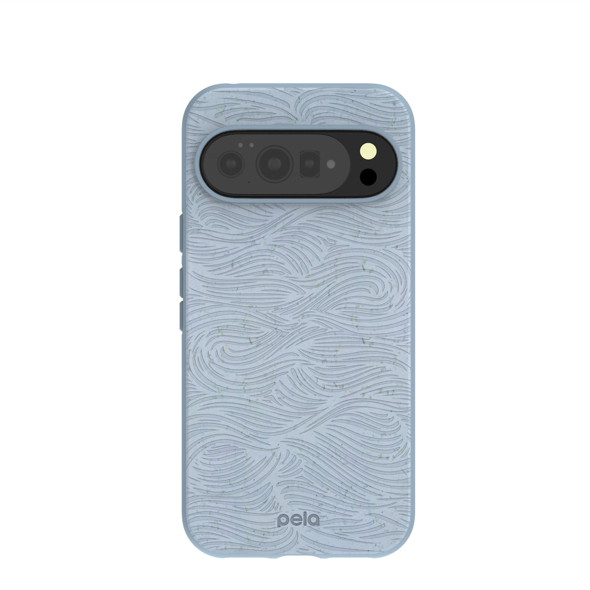 Powder Blue Ebb and Flow Google Pixel 10 Pro XL Case Refurbished - Pela Case refurbished available on Cerqular