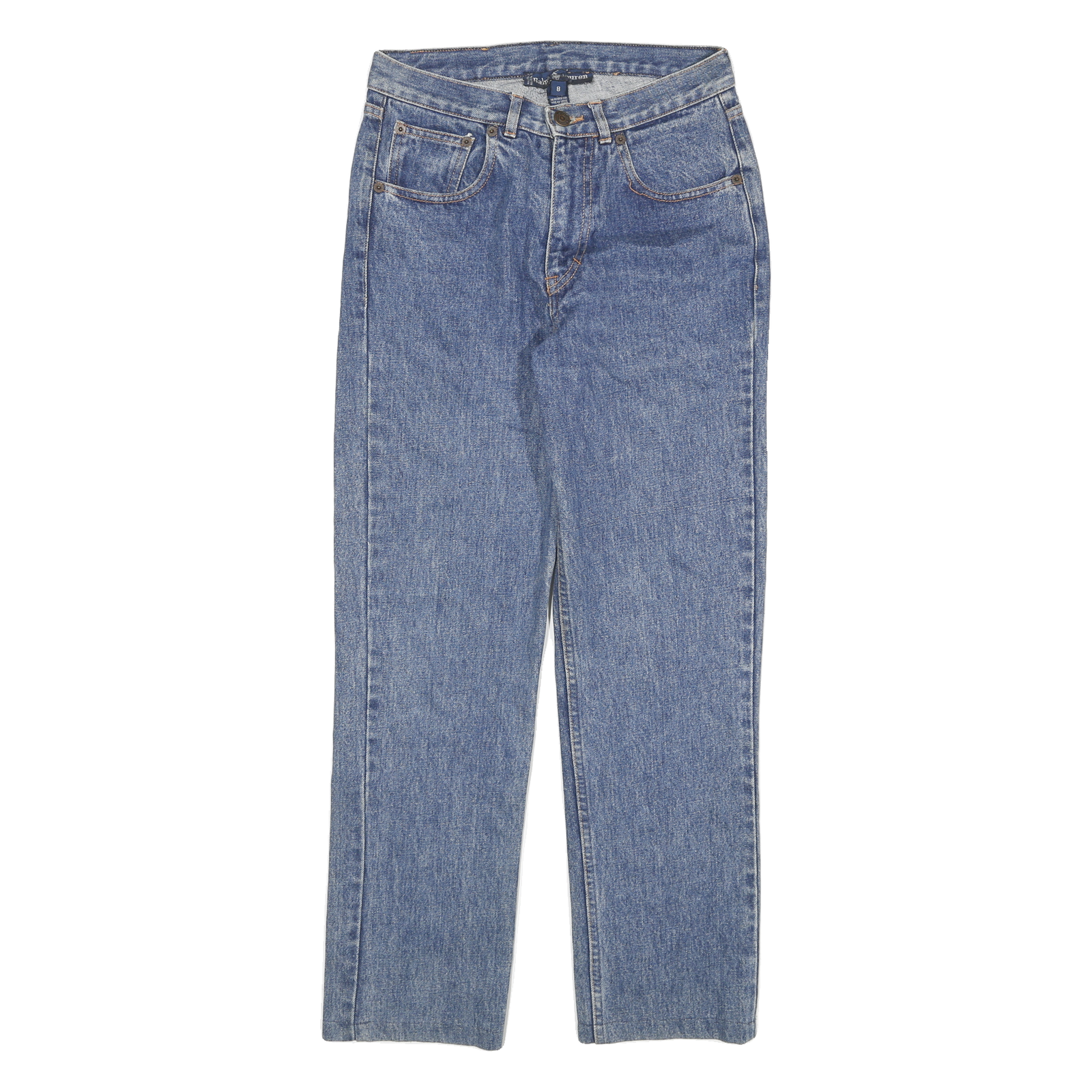 POLO RALPH LAUREN Womens Jeans Blue Regular Straight Denim Medium W28 L26 Refurbished - N/A refurbished available on Cerqular