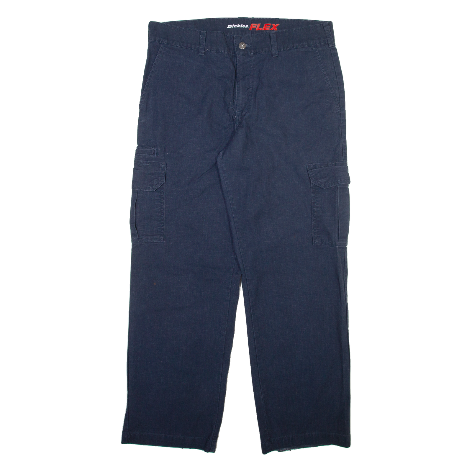 DICKIES Cargo Mens Trousers Blue Regular Straight W34 L30 Refurbished - N/A refurbished available on Cerqular