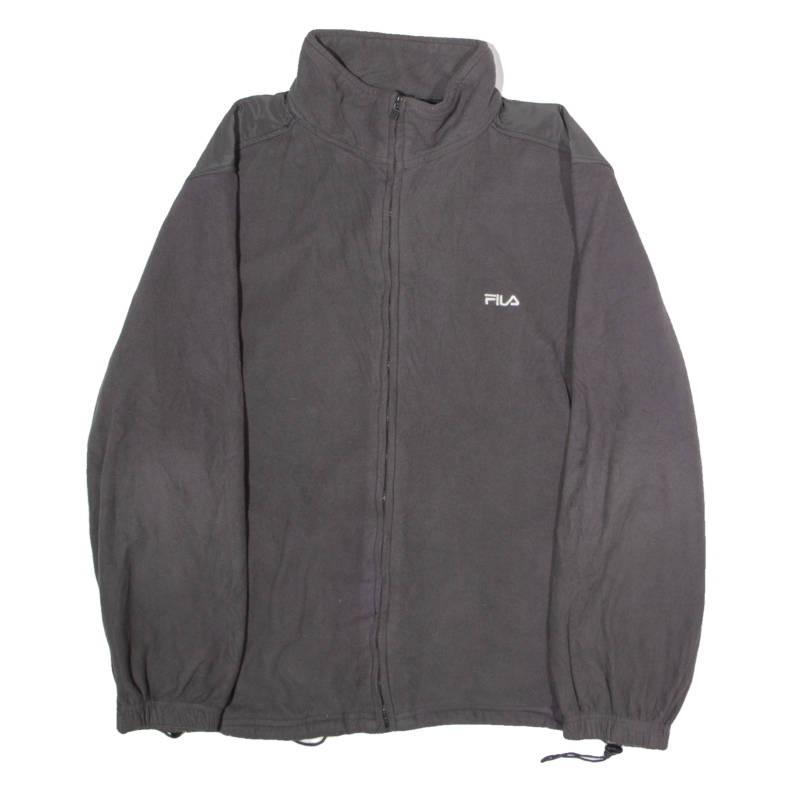 FILA Mens Fleece Jacket Grey L Refurbished - N/A refurbished available on Cerqular