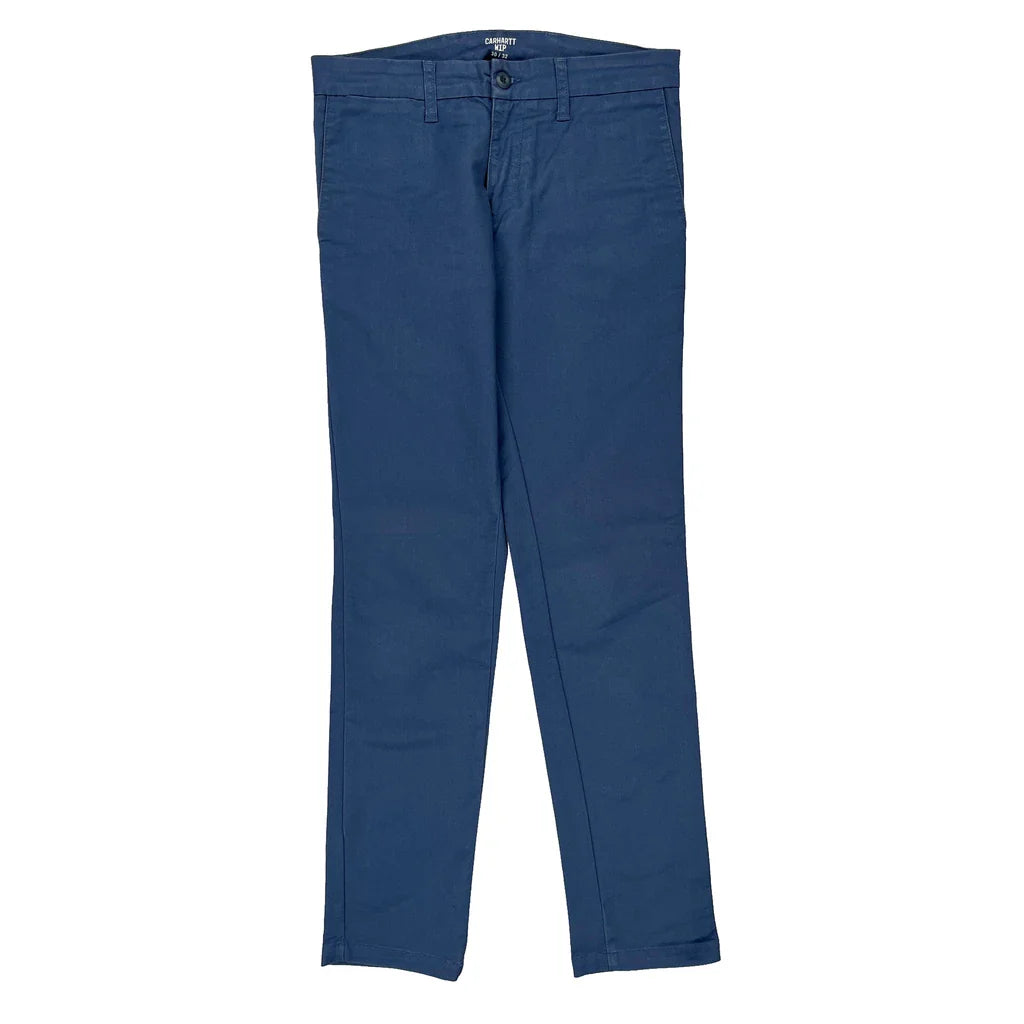 Carhartt Chinos - 30W 32L Blue Cotton Blend Refurbished - Thrifted (note: this is a term often used to describe second- refurbished available on Cerqular