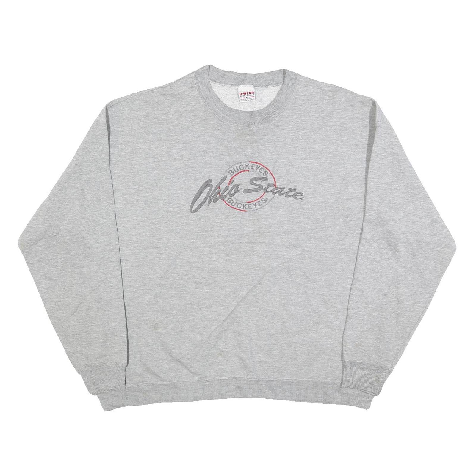 Buy B WEAR Mens Grey XL Ohio State Crew Neck Cotton Blend Sweatshirt Refurbished - $23.39 B WEAR Mens Grey XL Ohio State Crew Neck Cotton Blend Sweatshirt Refurbished - N/A refurbished available on Cerqular