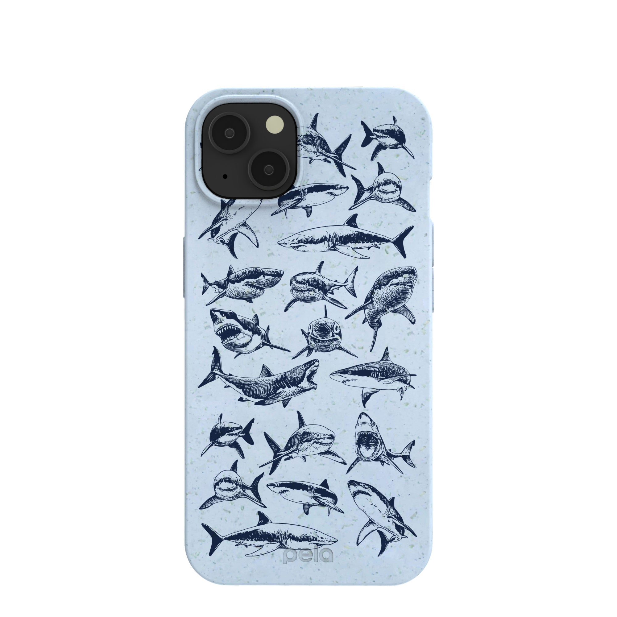 Powder Blue Great White iPhone 13 Case Refurbished - Pela Case refurbished available on Cerqular