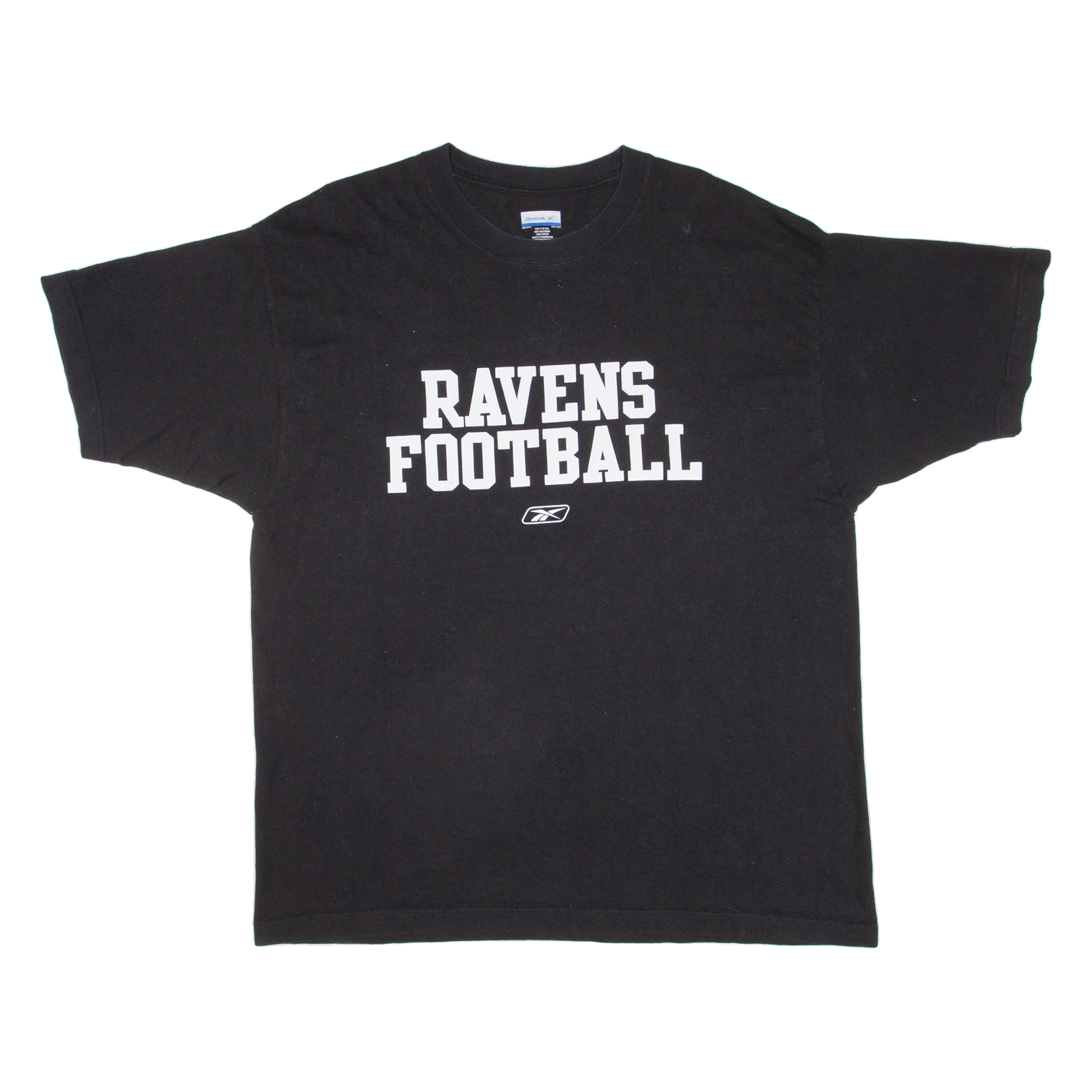 REEBOK Ravens Football Mens T-Shirt Black USA XL Refurbished - N/A refurbished available on Cerqular