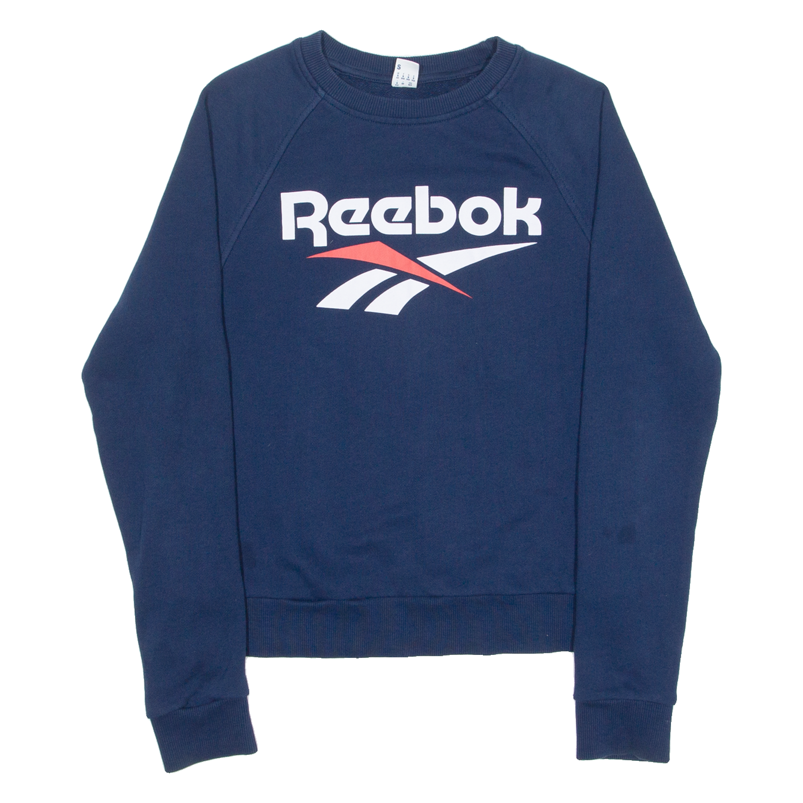 REEBOK Womens Sweatshirt Blue Crew Neck S Refurbished - N/A refurbished available on Cerqular